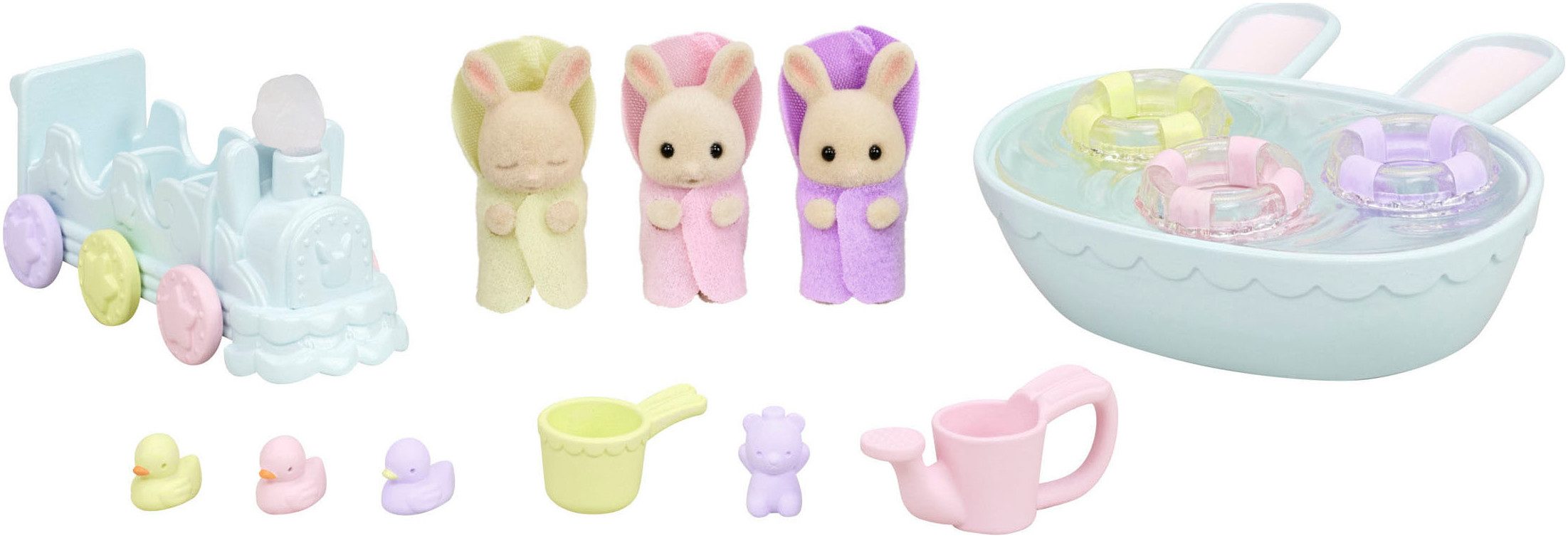Sylvanian Families Spielwelt Milchhasen Bade Spielset (5707) günstig online kaufen