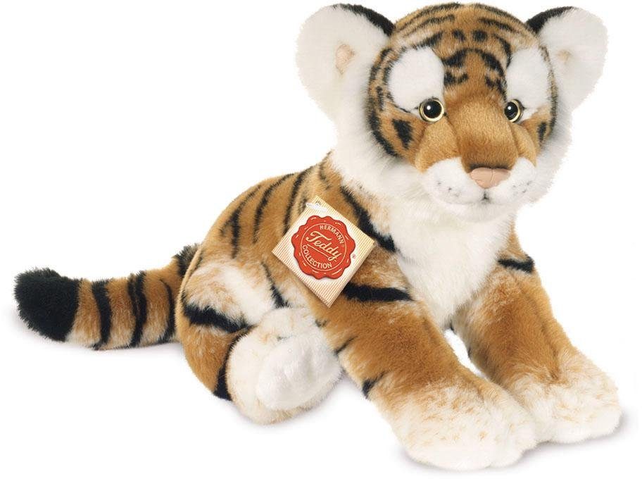 Teddy Hermann® Kuscheltier Tiger braun, 32 cm, zum Teil aus recyceltem Material