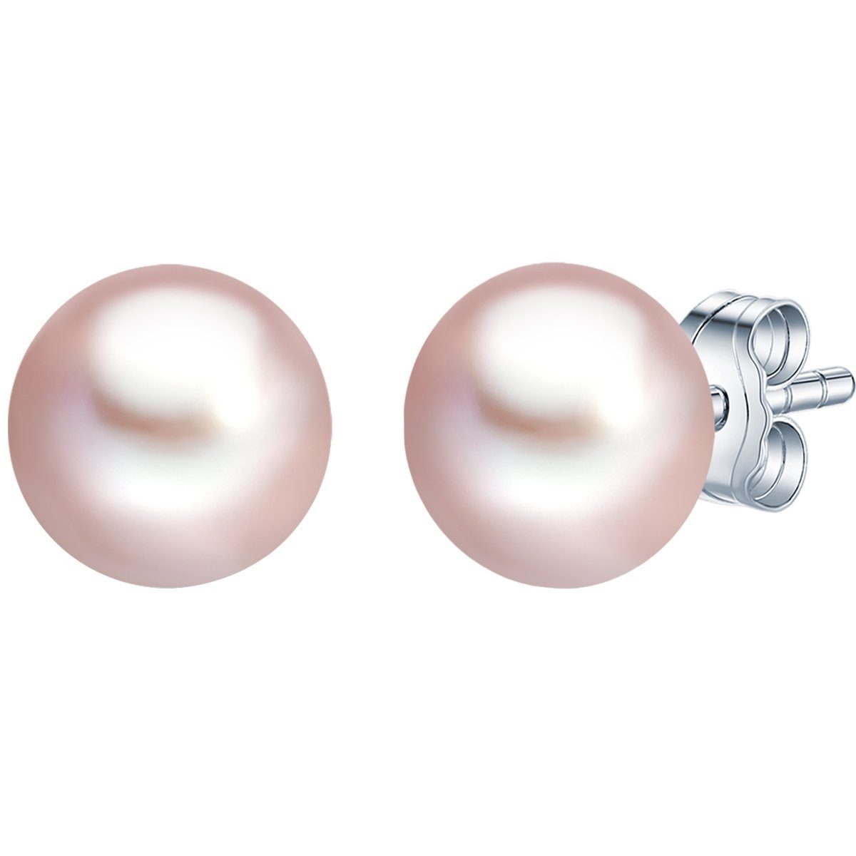 Süßwasser-Zuchtperlen Pearls aus Ohrstecker Paar silber, Valero