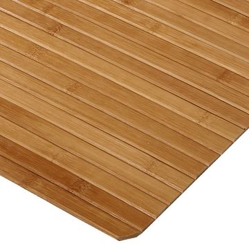 Badematte Holzmatte "Bambus" Kleine Wolke, Höhe 7 mm, eckig, Uni