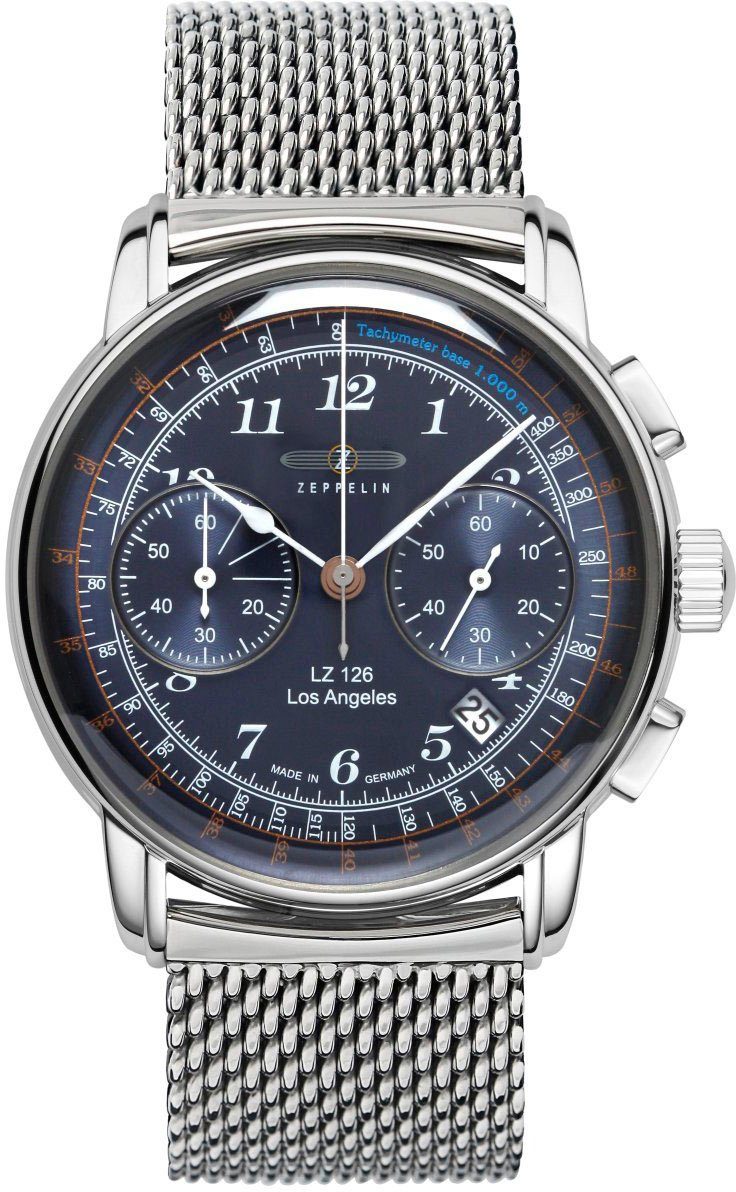 ZEPPELIN Chronograph LZ 126 Los 7614M-3 Angeles