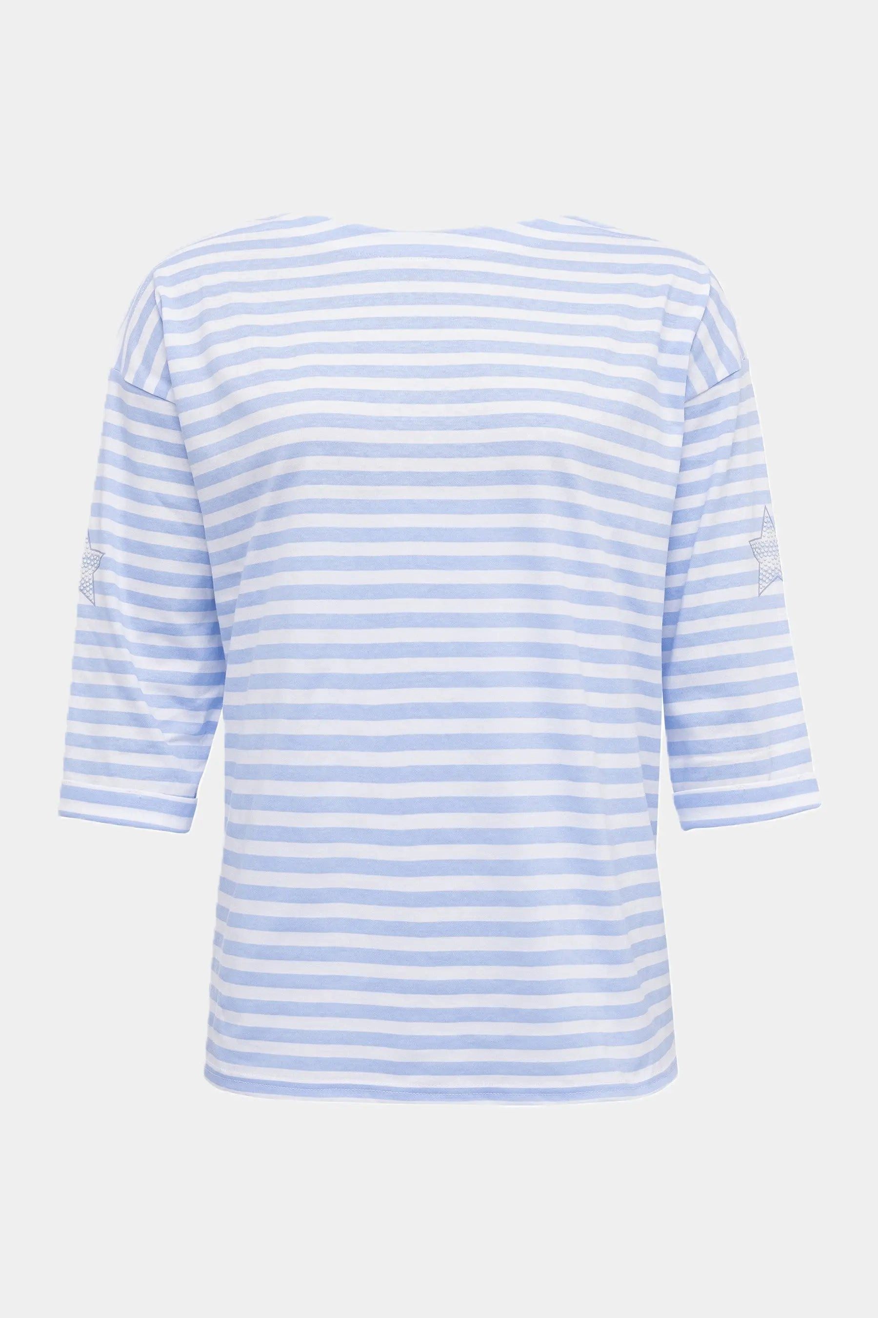six-o-seven T-Shirt Six-o-Seven T-Shirt 3/4 Arm maritim mit Stern-Print CLO günstig online kaufen