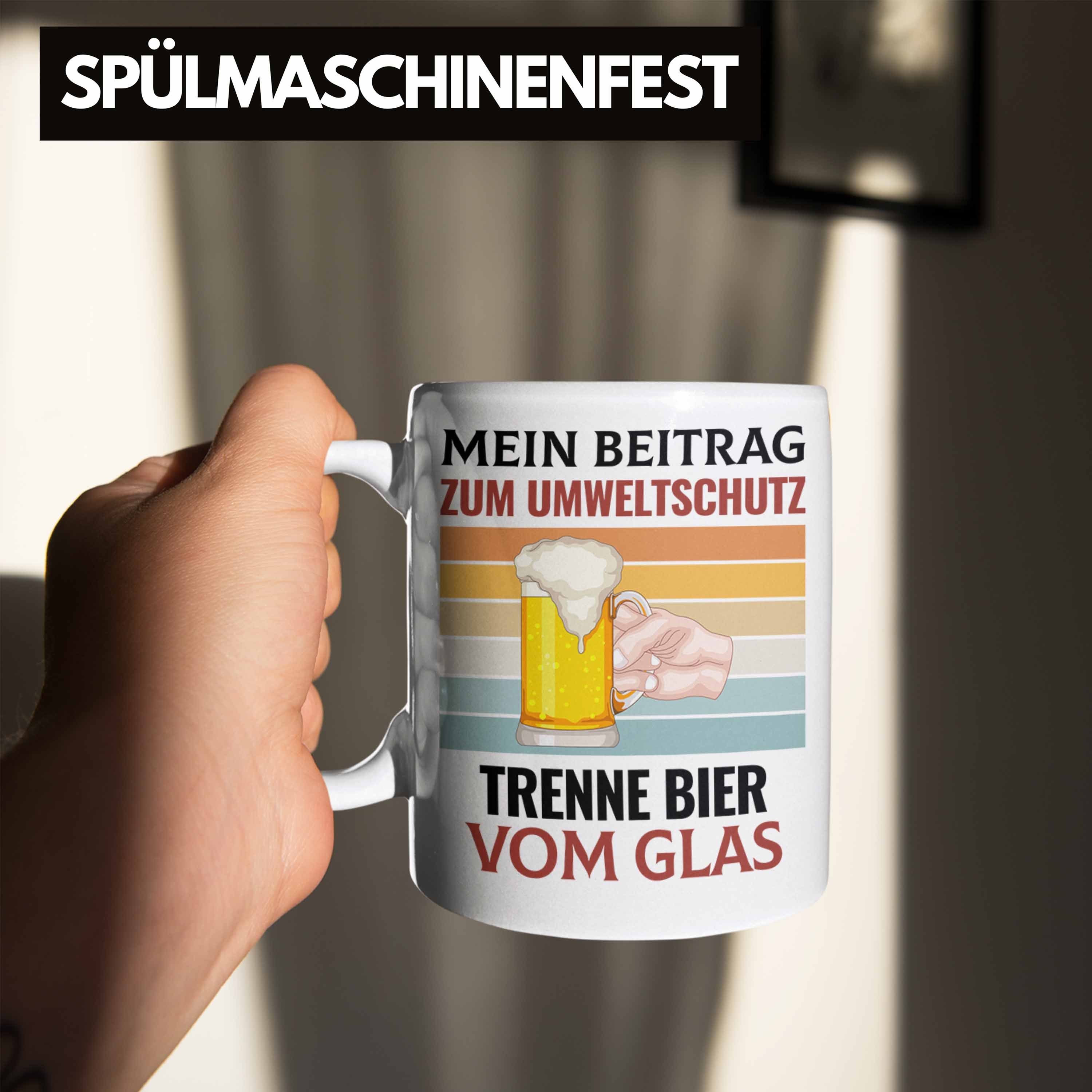 Tasse Saufen Vom Bier-Trinker Geschenkide Alkohol Trenne Tasse Ich Trendation Weiss Glas Bier