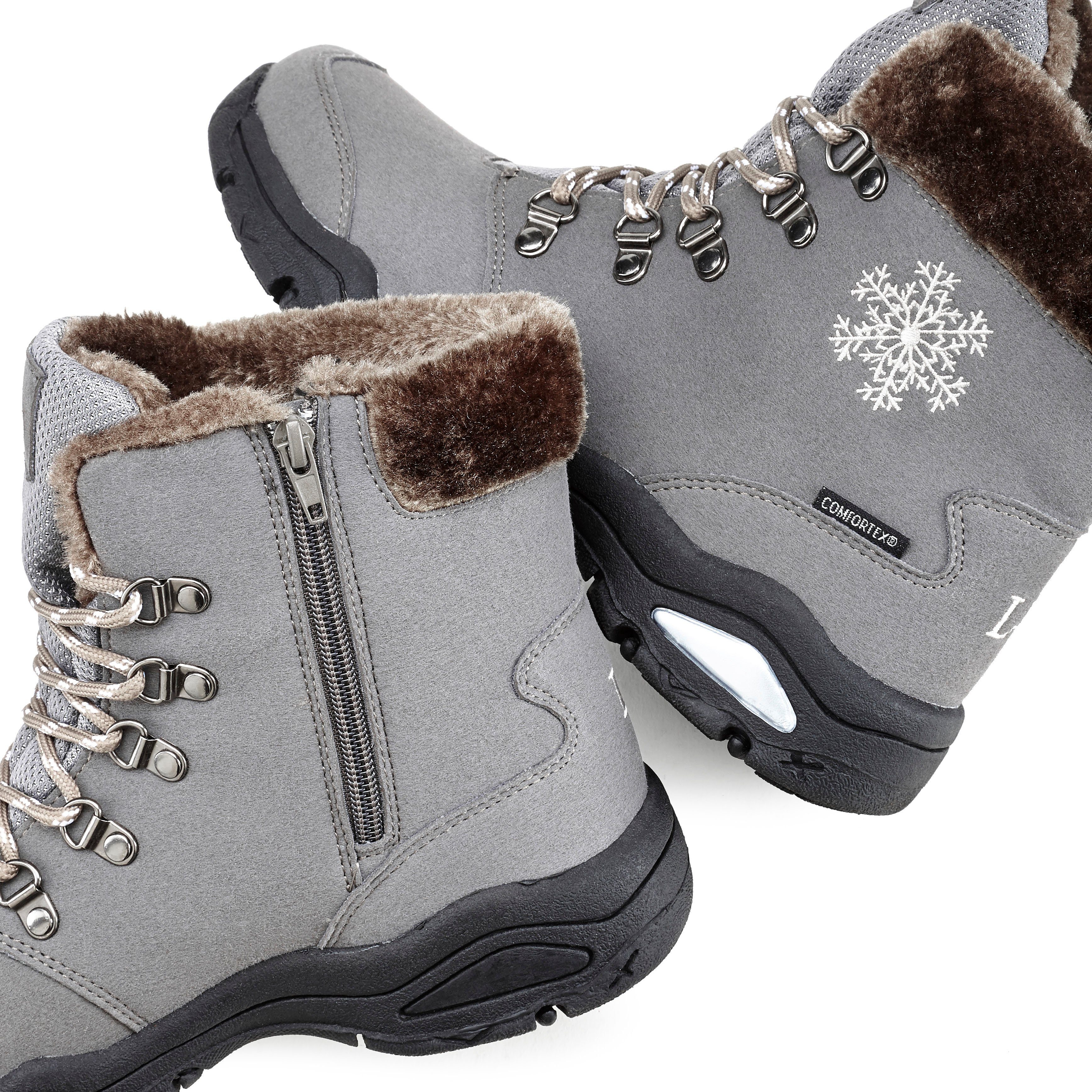 LASCANA Winterboots, Outdoorstiefelette, Stiefel, Stiefelette, Schneestiefel Winterstiefelette mit wind-& wasserabweisender Tex-Membran