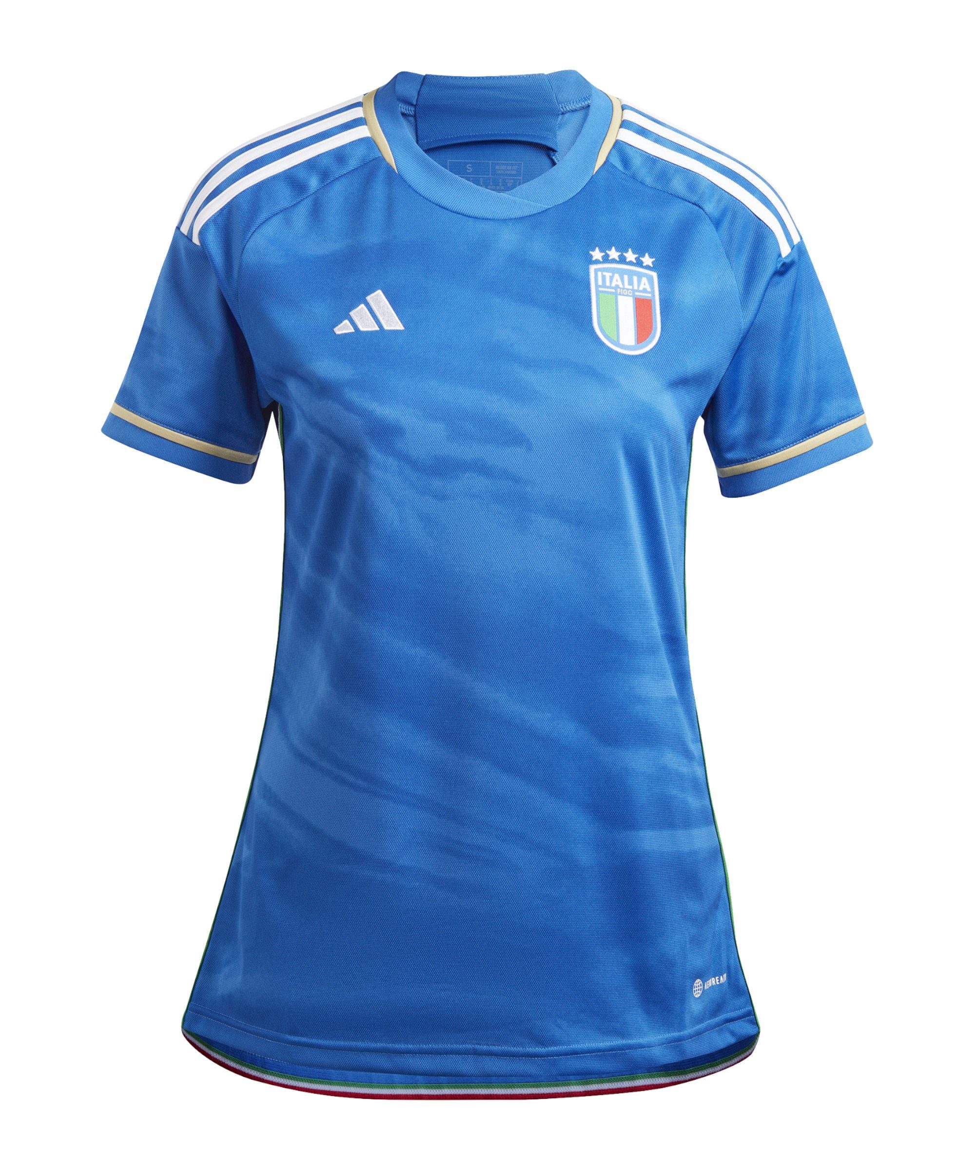 Trikot Damen Italien Away Fußballtrikot Performance blau 2023 adidas