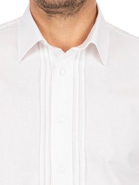 OS-Trachten Trachtenhemd Hemd Langarm GUSTL weiß