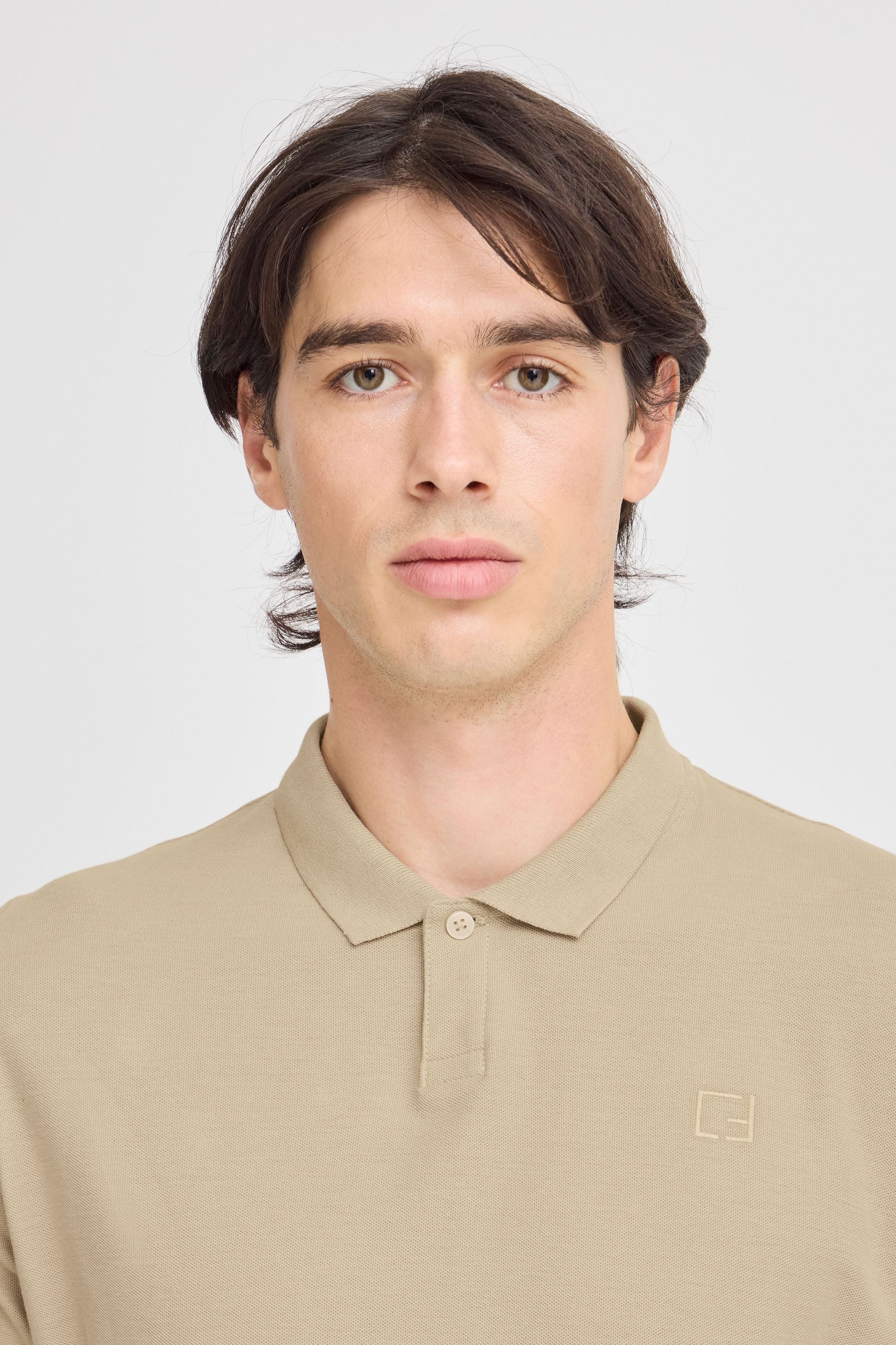 Casual Friday Poloshirt CFTristan Modernes Poloshirt mit Knopfleiste