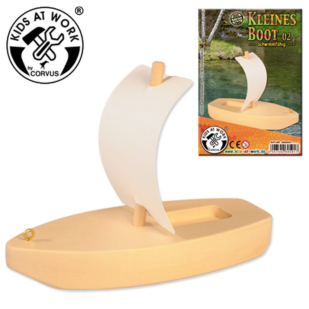 Corvus Modellbausatz Bastelvorschlag kleines Boot 02
