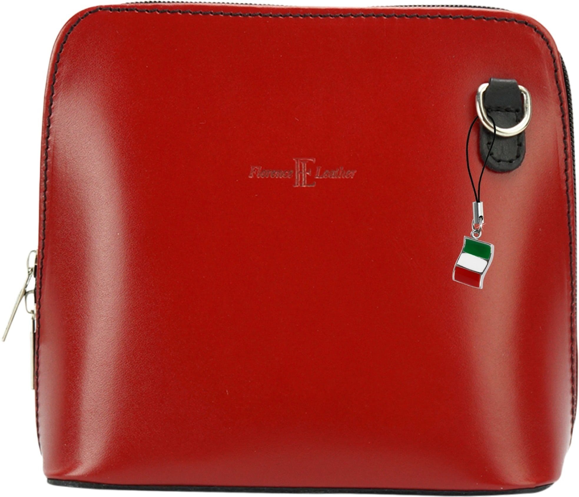 Schultertasche Florence Mini Damen Umhängetasche rot