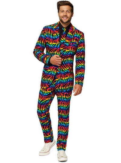 Opposuits Partyanzug Wild Rainbow, Super Anzug für sonnige Gemüter - trag's mit Pride!