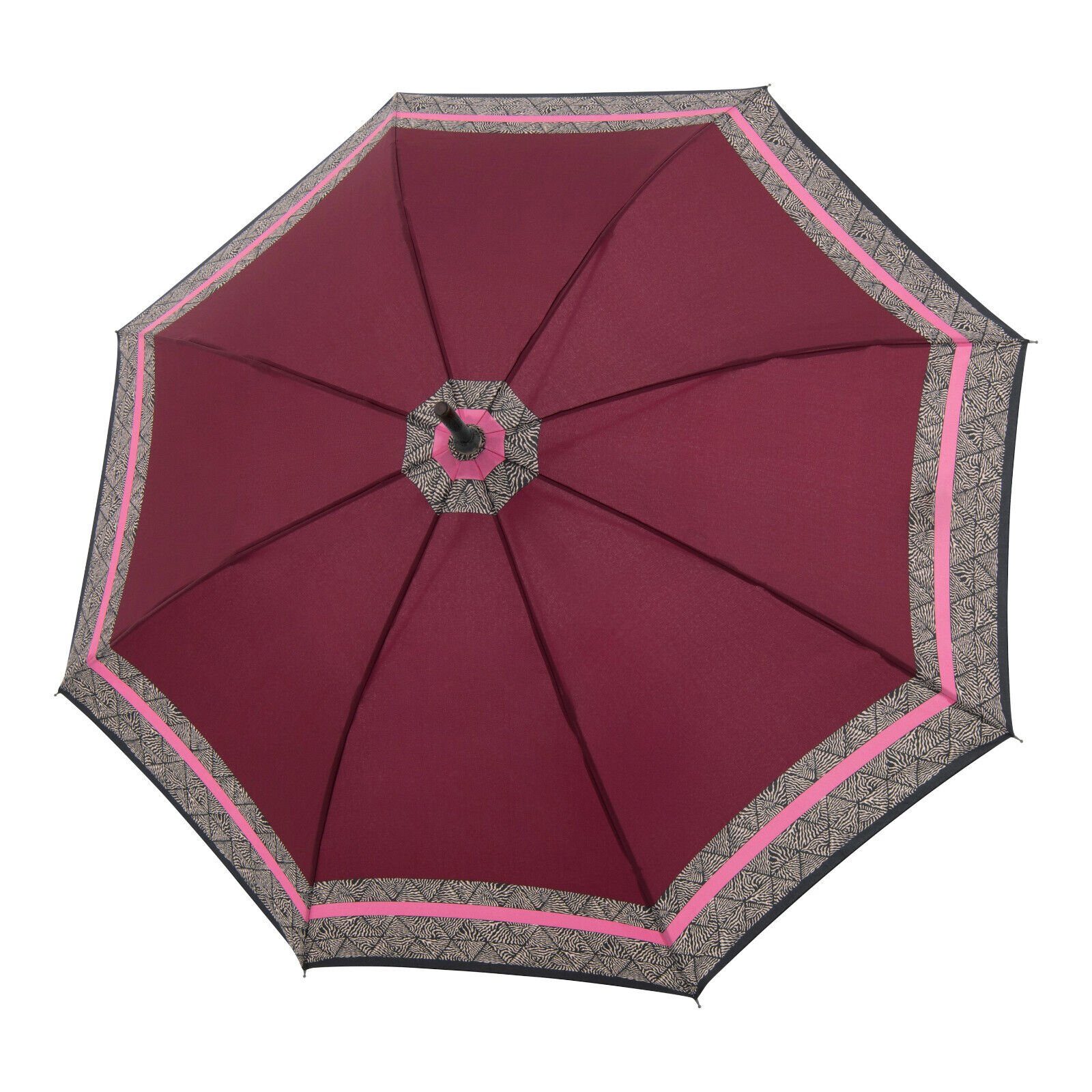 Fiber stripe Regenschirm-Wanderstock doppler® Stabil berry