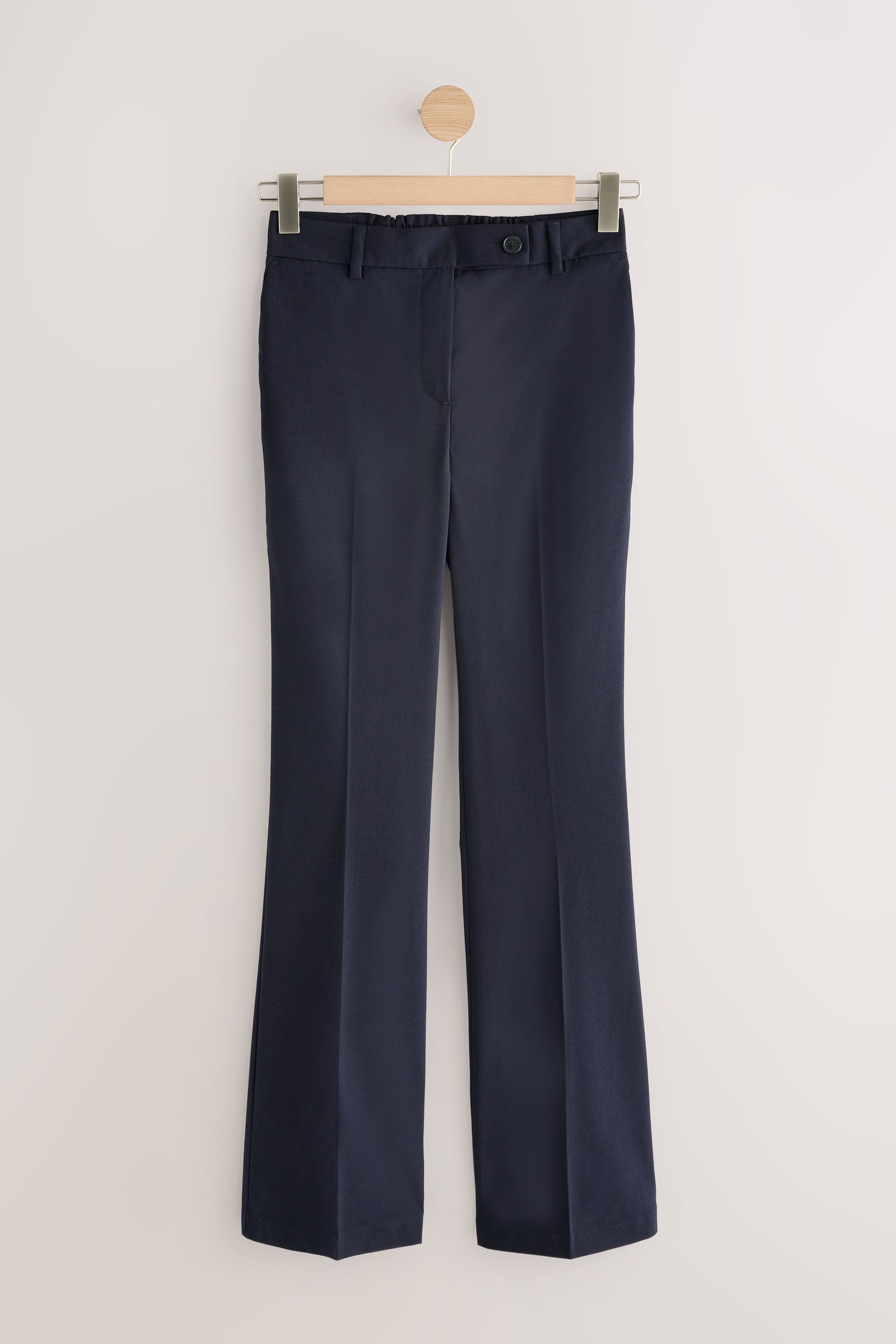 Next Anzughose Tailored Fit Bootcut-Hose mit Wollanteil (1-tlg)