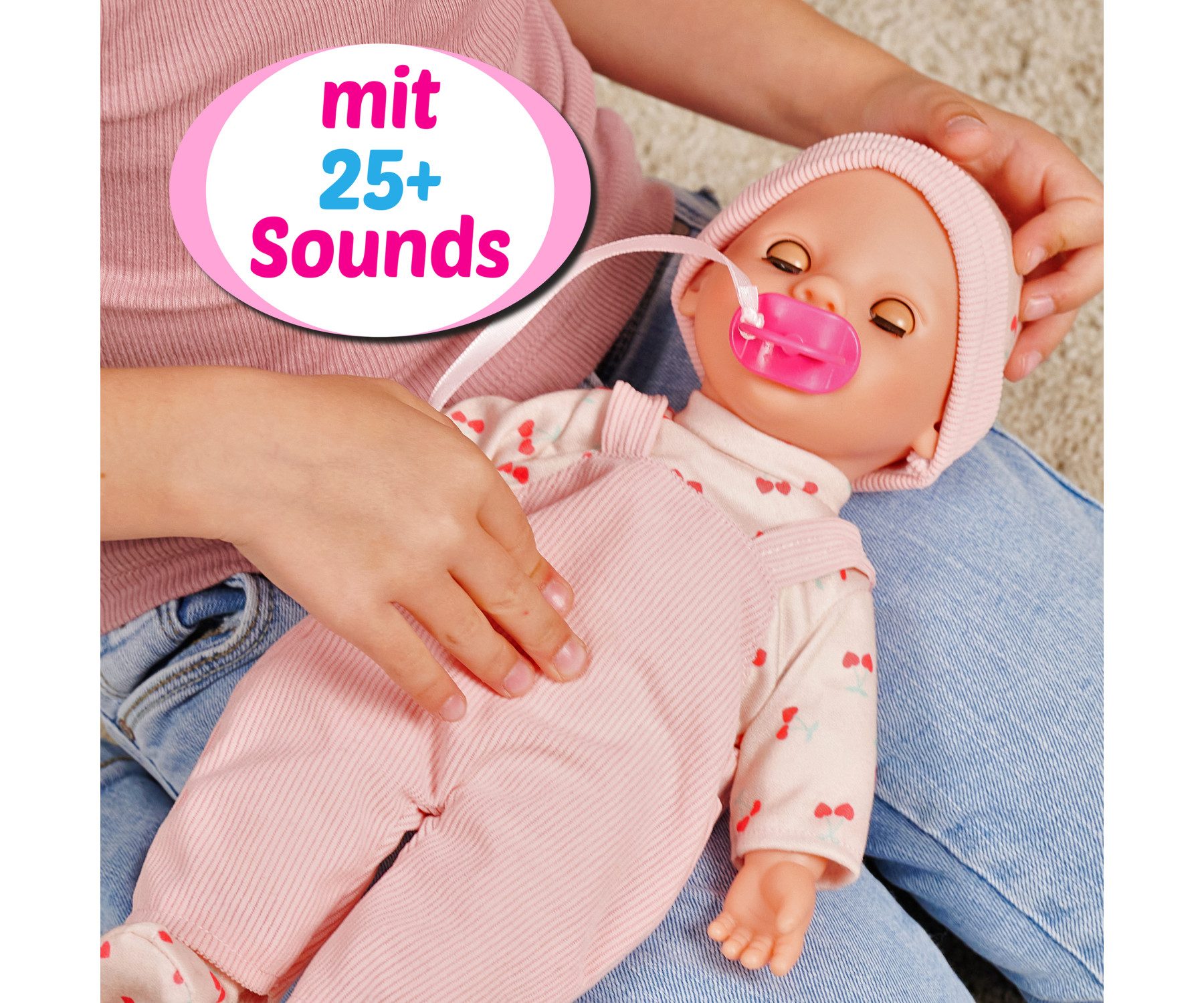 SIMBA Babypuppe Laura Little Babbler, mit Funktionen – Bild 4 von 5