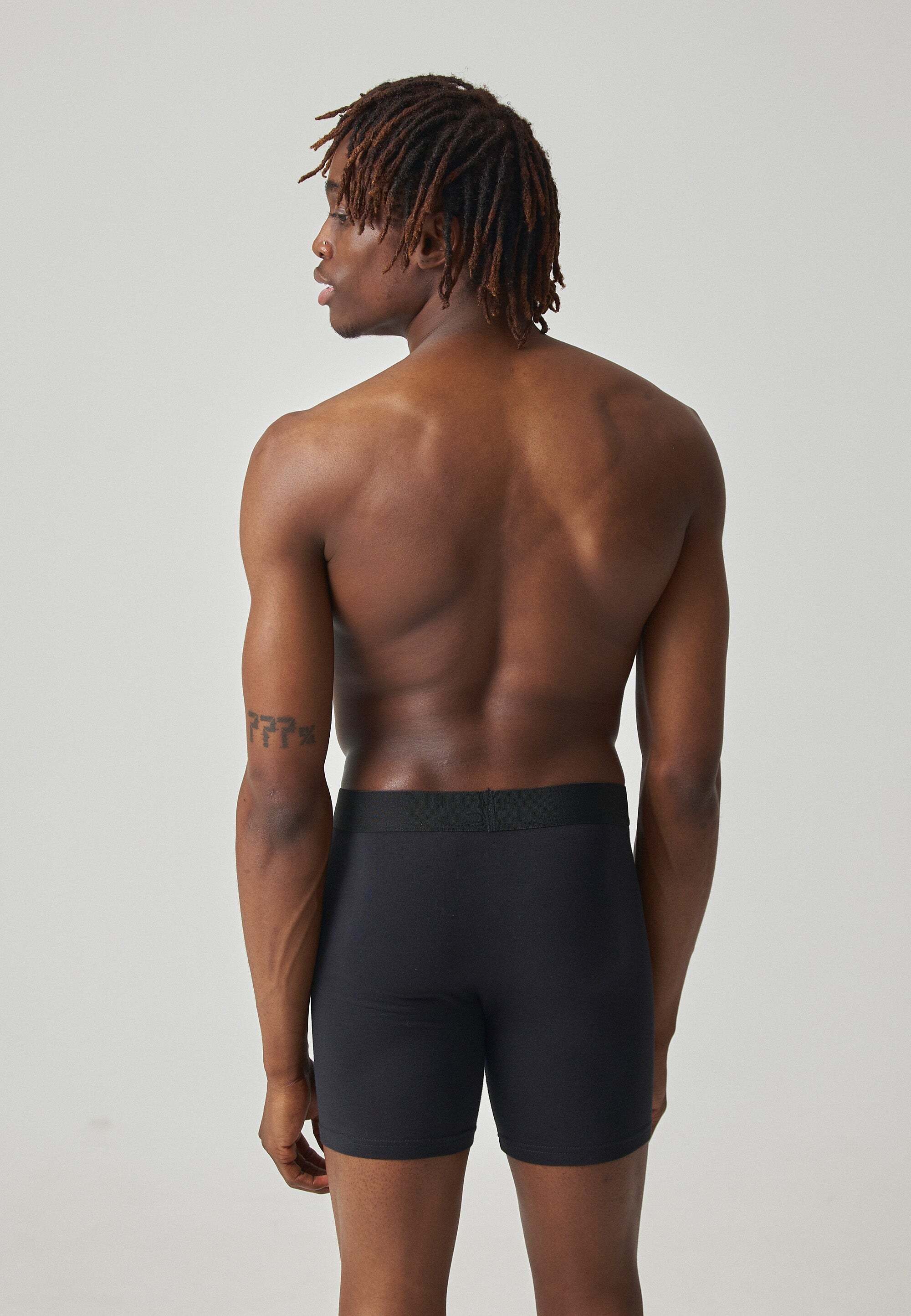 SNOCKS Boxershorts Enge Unterhosen mit längerem Bein (3-St) aus Modal (TENCEL) Enge Herren Unterhose mit längerem Bein