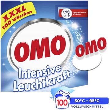 Unilever 2x OMO XXXL7kg =14 kg für 200 WL Voll Waschmittel Waschpulver Rein Vollwaschmittel (2-St. für bis 200 Wäschen)