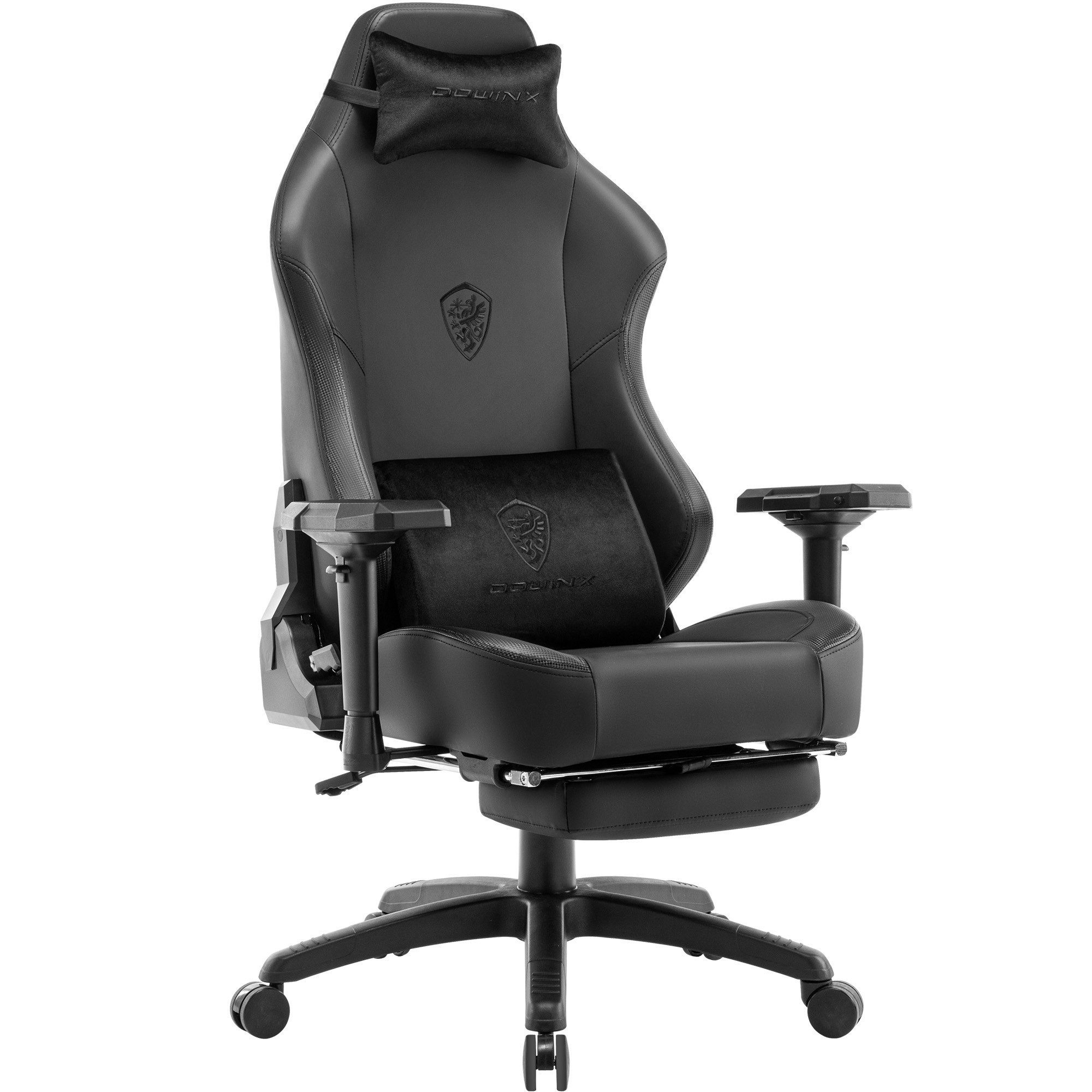 Dowinx Gaming-Stuhl Bürostuhl Ergonomischer Computer Stuhl mit Fußstütze, 4 günstig online kaufen
