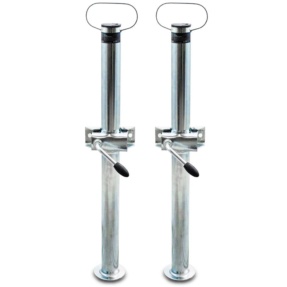 Bituxx Anhänger-Abstellstütze 700mm 2 Stück, bis 1000 kg, Ø 5 cm, (Set, 2-tlg., MS-16633)
