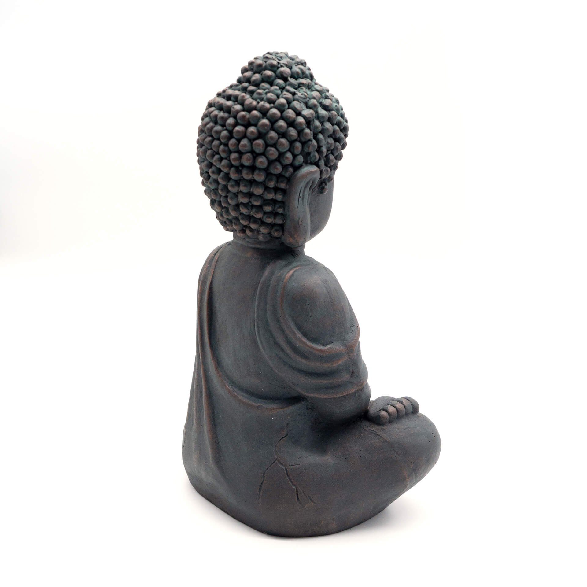 K&L Wall Art Buddhafigur Buddha Statue Feng Shui Deko Kunststein Gartenfigur (Figurine, 1), Skulptur Steinoptik
