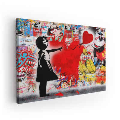 ArtMind XXL-Wandbild »FLYING LOVE«, Premium Wandbilder als Poster & gerahmte Leinwand in verschiedenen Größen, Wall Art, Bild, Canvas