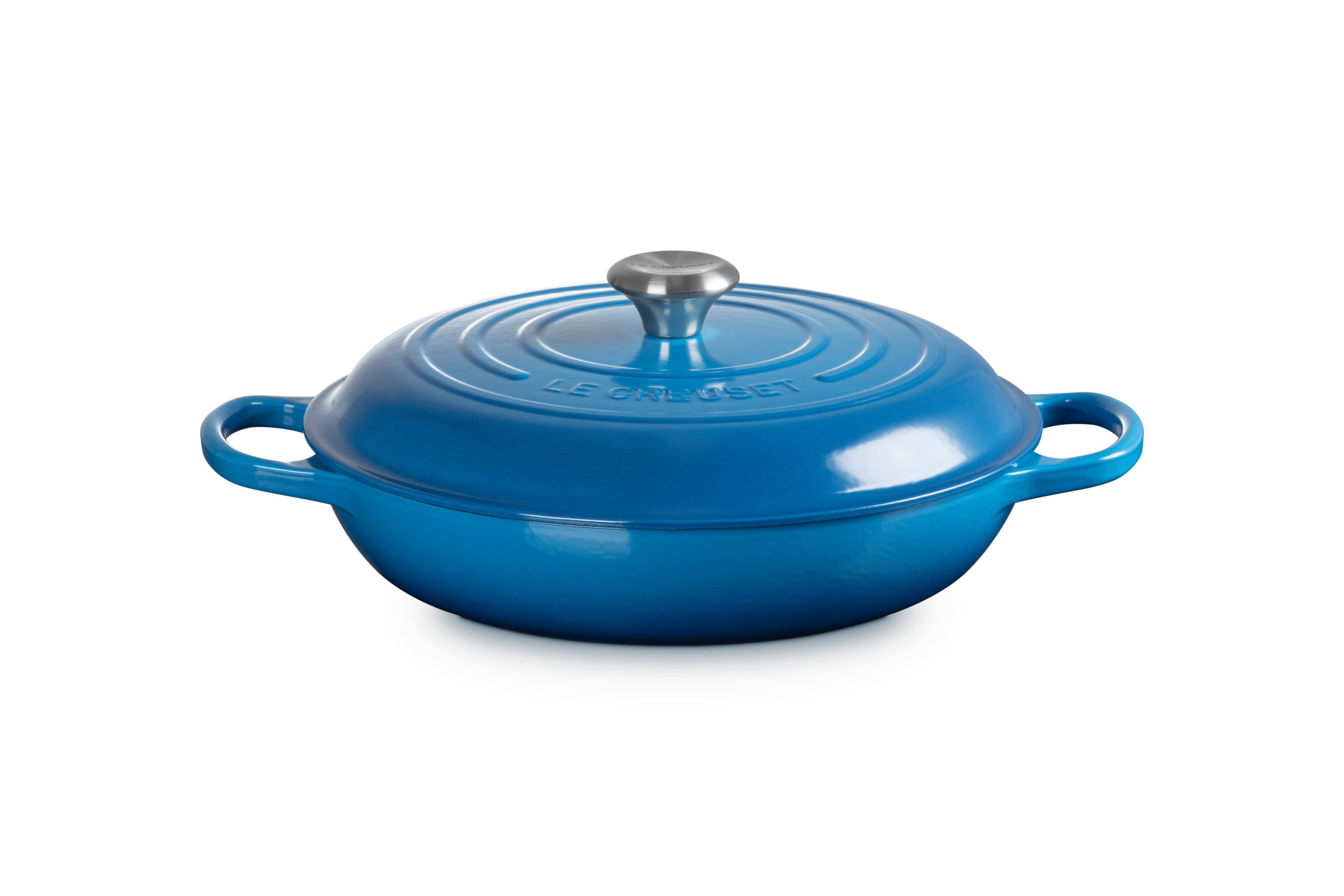 LE CREUSET Bratentopf Gourmet-Profitopf, Gusseisen, Ø 30 cm, 6,7 l, 5,56 kg, Marseille, 21180302002430