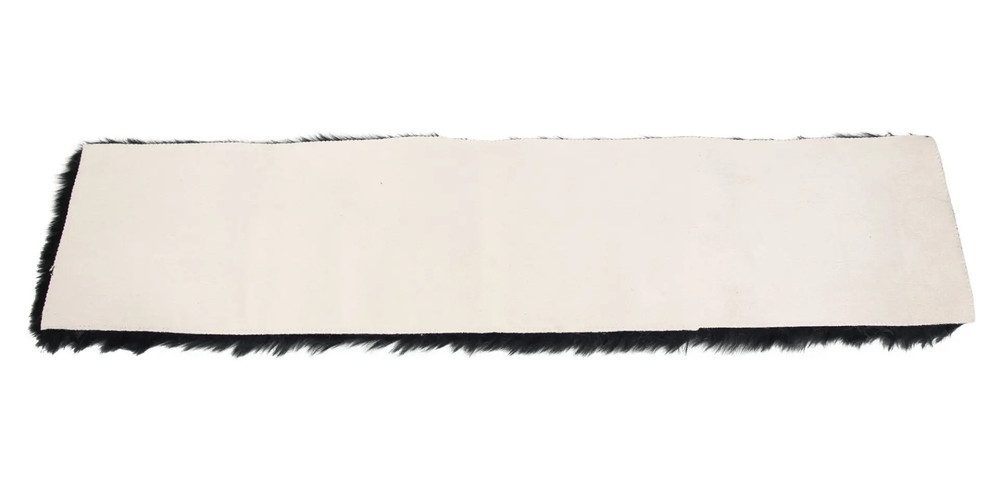 Home-trends24.de Tischläufer Fell Optik schwarz grau Tischläufer Tischband 20 x 90 cm – Bild 5 von 5