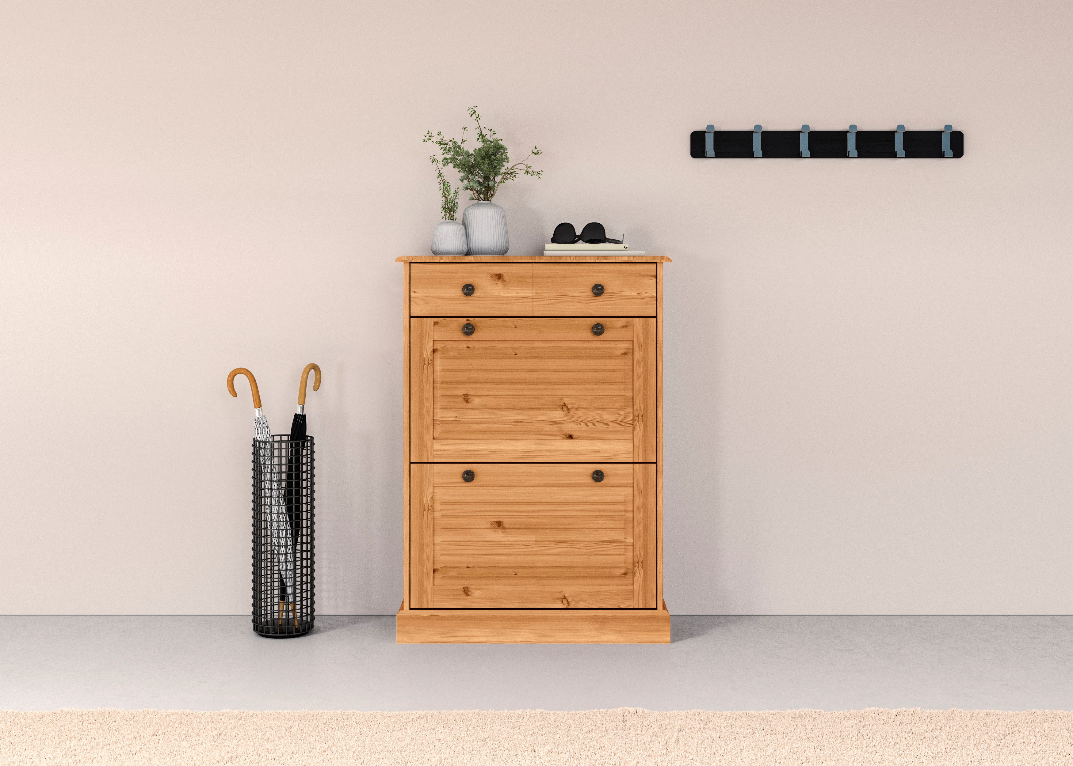 OTTO home Schuhschrank "Liotta" Mit 2 Klappen und 1 Schublade günstig online kaufen