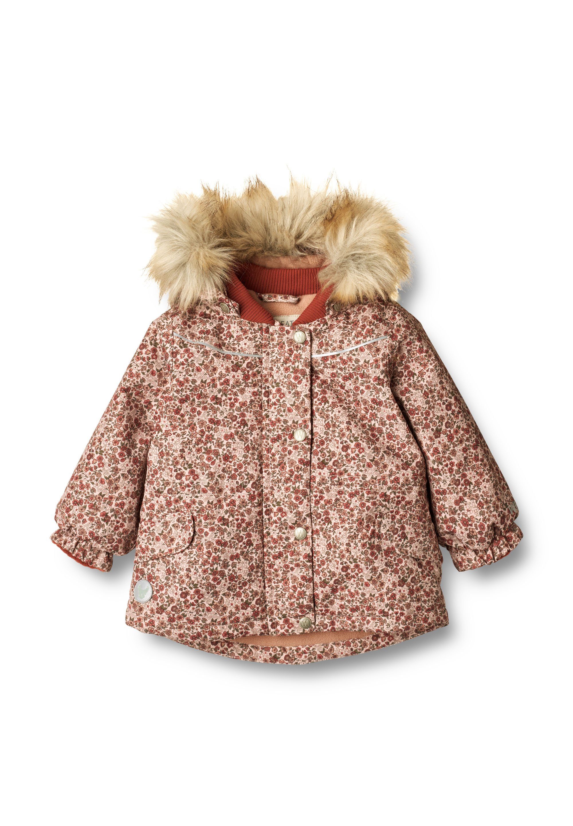 Tech Wasserdicht, Dust Winddicht Winterjacke Atmungsaktiv, Rose WHEAT Flowers Mathilde