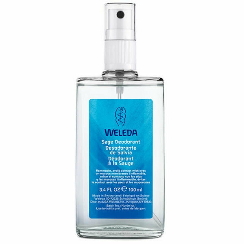 ml origen WELEDA deodorant 100 natural Deo-Zerstäuber SALVIA spray 100%