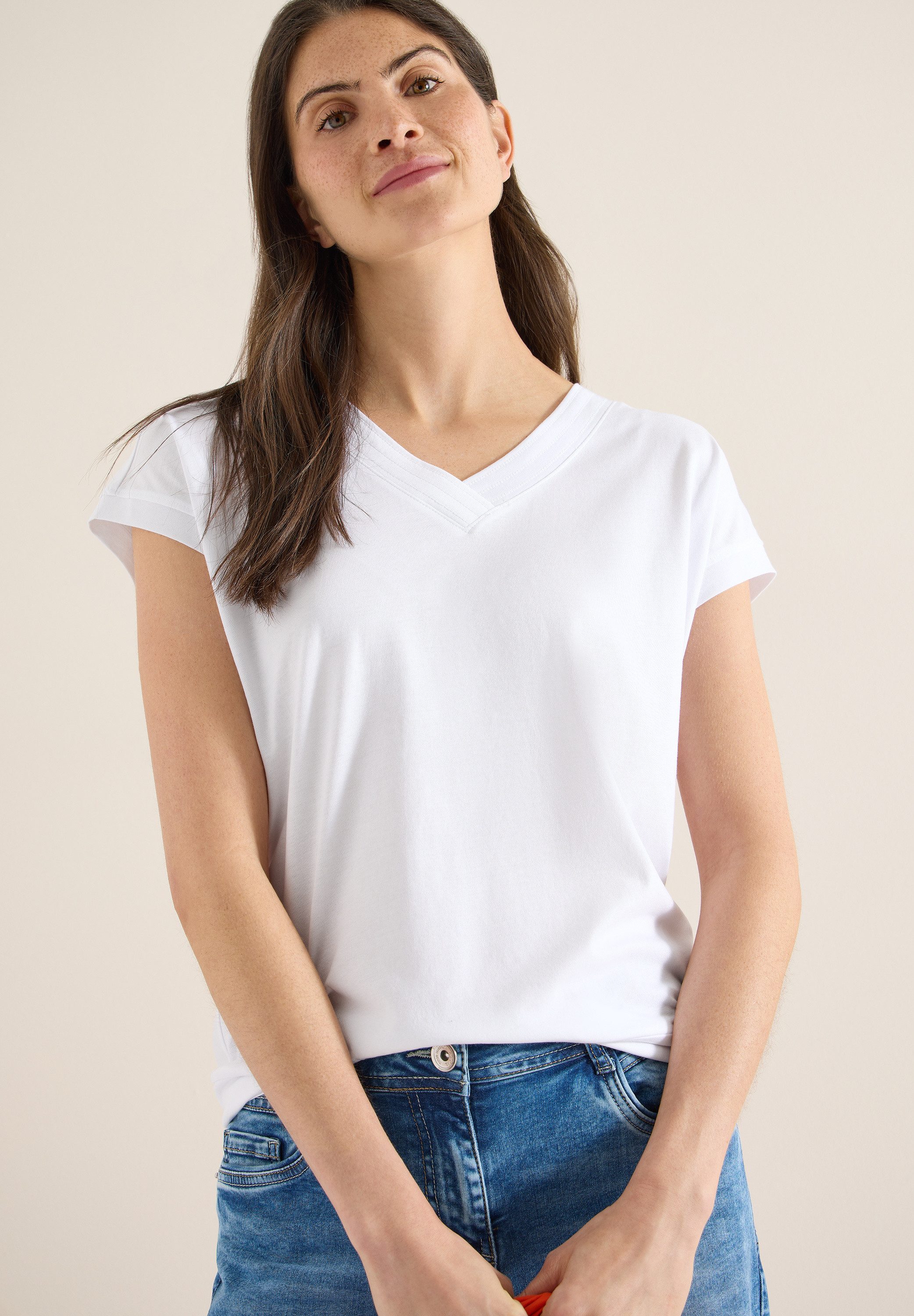 CECIL V-Shirt Jersey