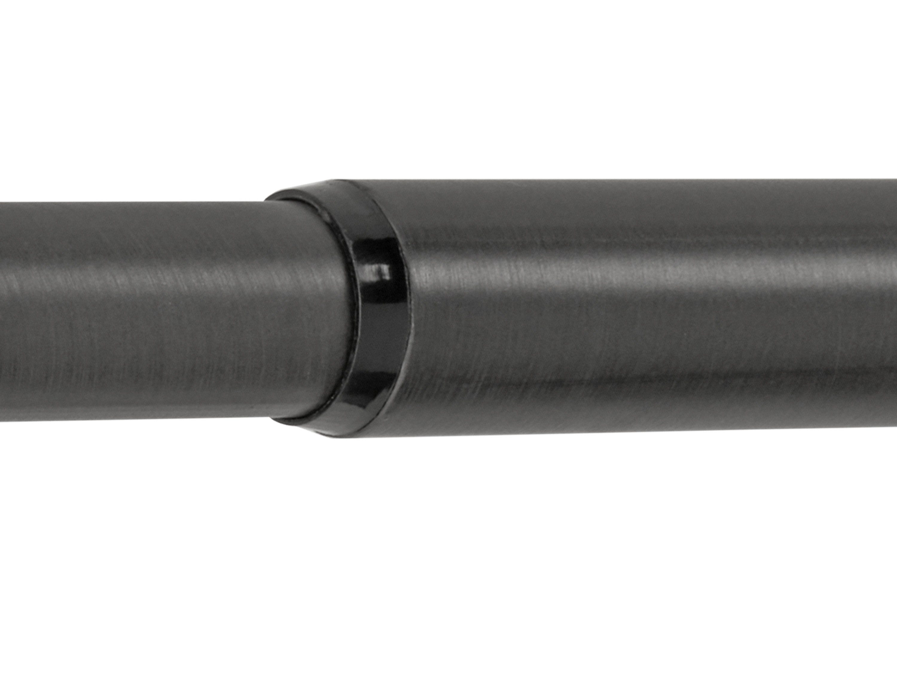 ondeco Gardinenstange Teleskopgarnitur Kappe-Elegant, Ø 19 mm, 1-läufig, ausziehbar, Bohren, verschraubt, Metall