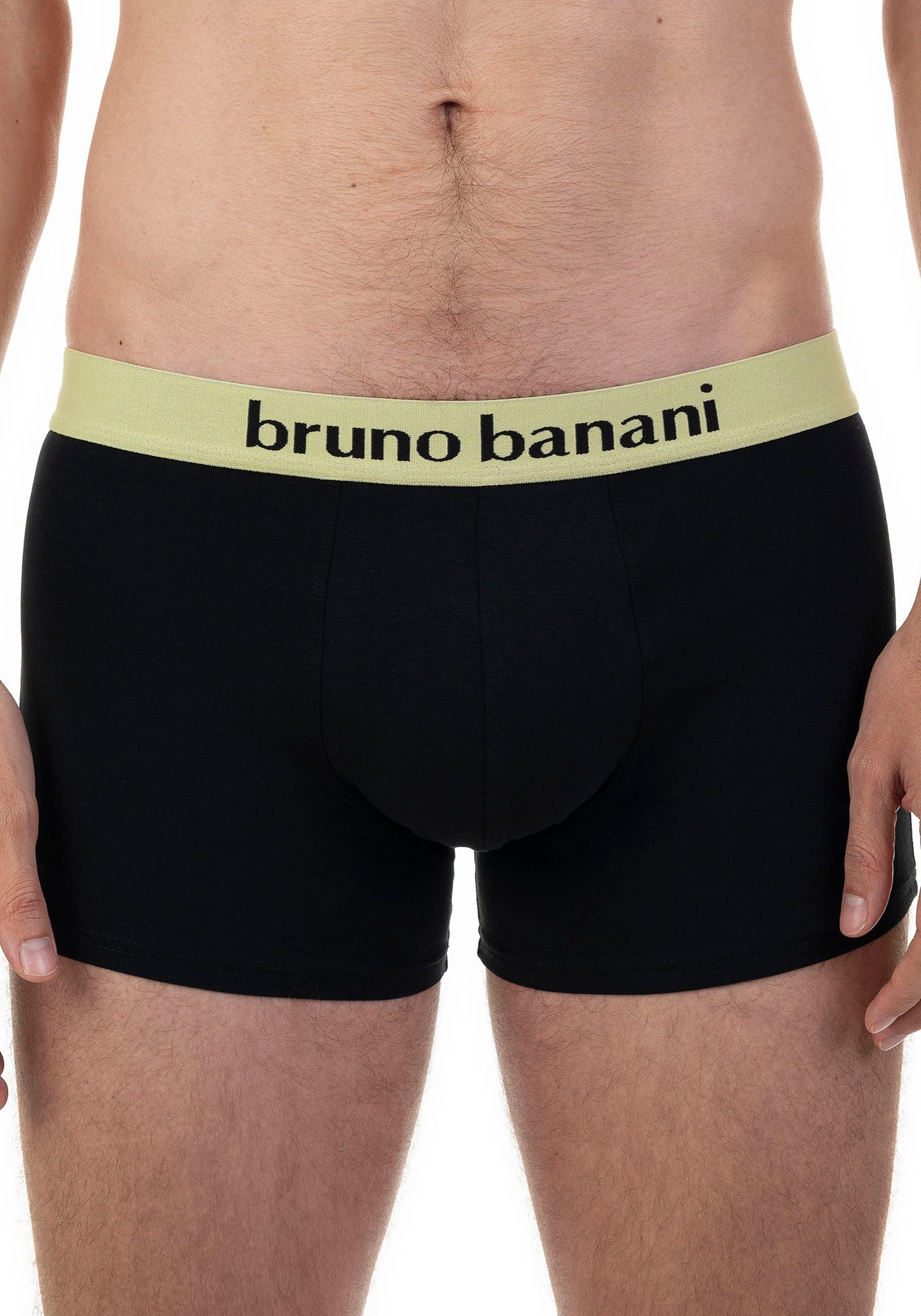 Bruno Banani Boxershorts FLOWING (2er Pack) mit kontrastfarbenem Bündchen günstig online kaufen