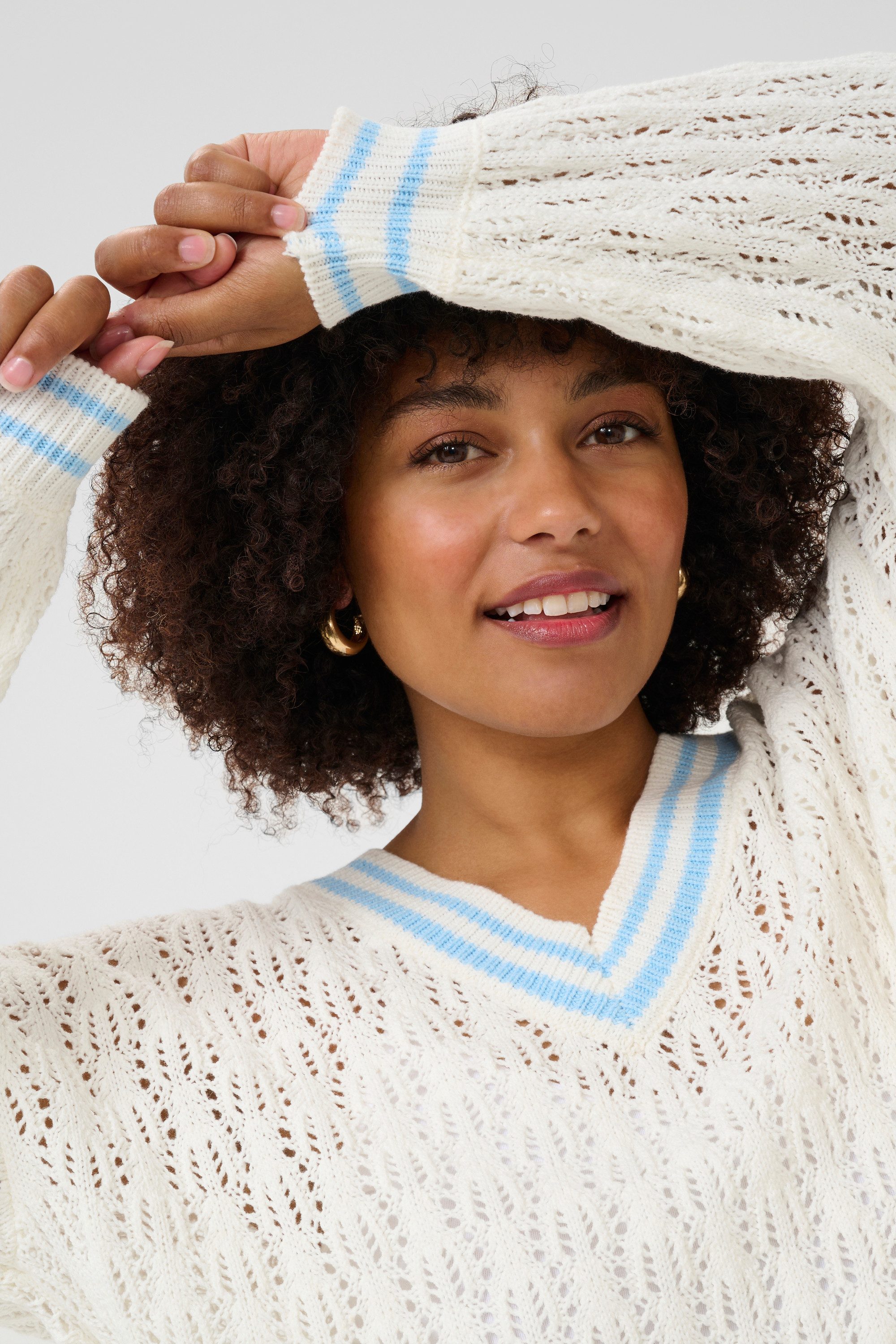 Cream Strickpullover Strickpullover CRPreps