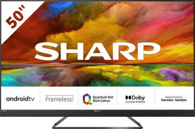 Sharp 4T-C50EQx LED-Fernseher (126 cm/50 Zoll, 4K Ultra HD, Android TV, Smart-TV)