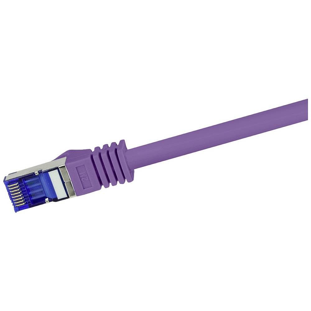 LAN-Kabel m Ultraflex, Cat.6A, LogiLink S/FTP,2 Patchkabel