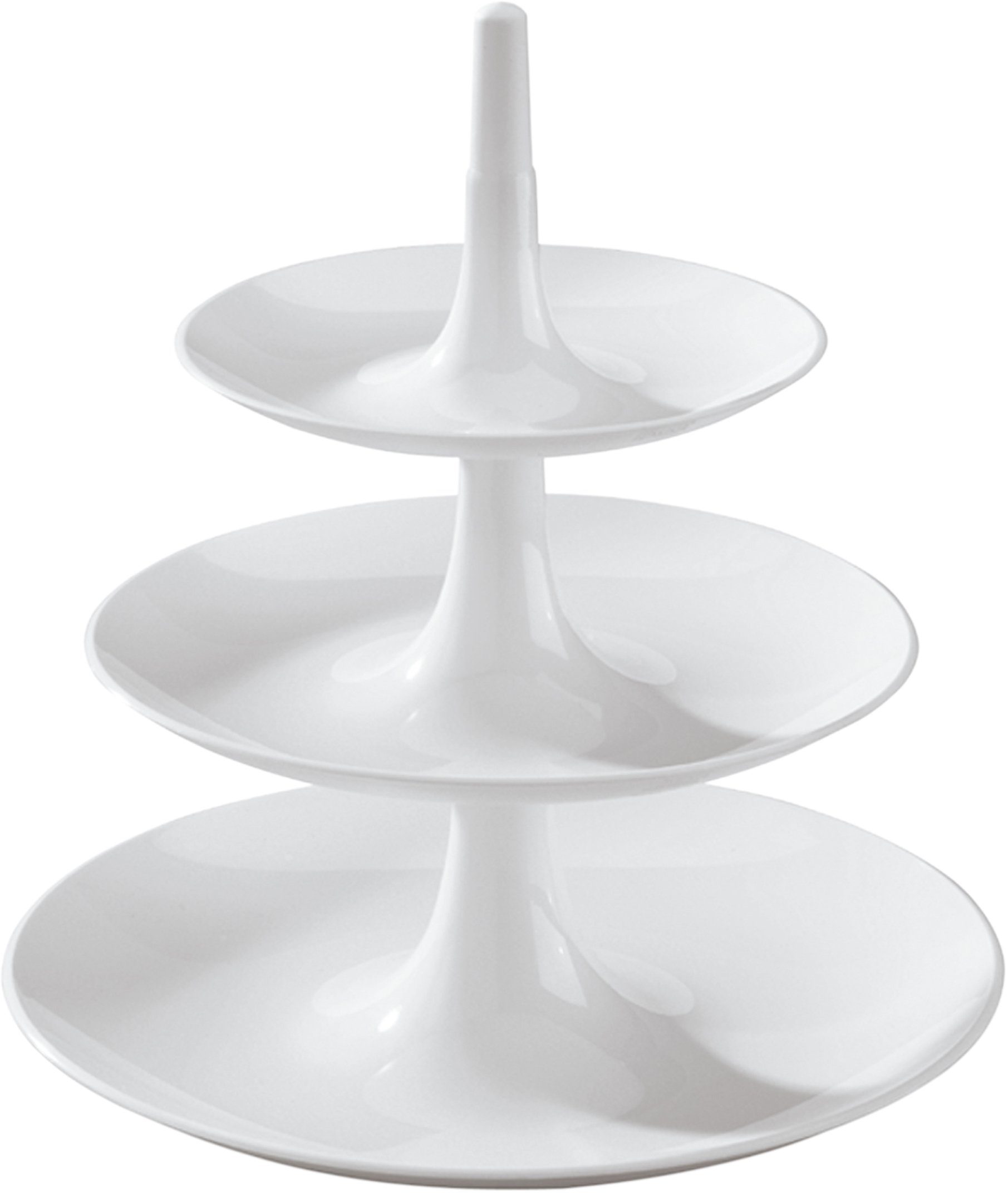 KOZIOL Etagere BABELL L, Kunststoff, (1-tlg), spülmaschinengeeignet, 3-stufig
