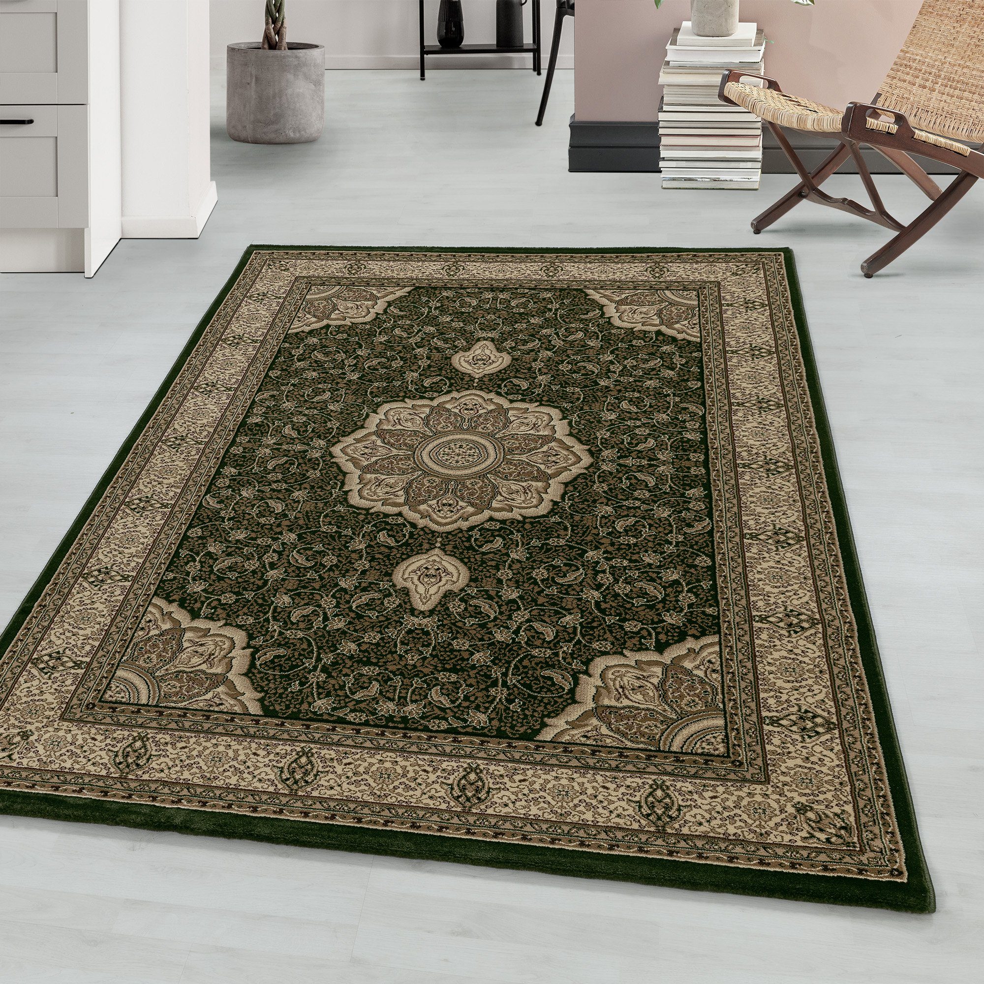 Teppich Orientalisch Design, Teppium, Läufer, Höhe: 9 mm, Teppich Wohnzimmer