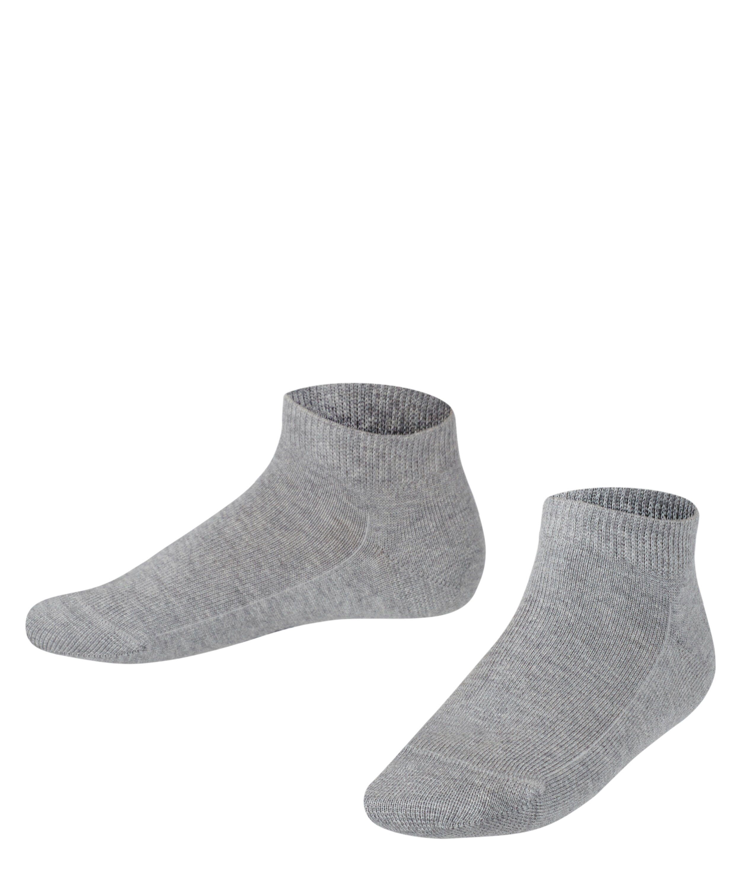 Baumwolle light Family FALKE (1-Paar) (3400) grey nachhaltiger mit Sneakersocken