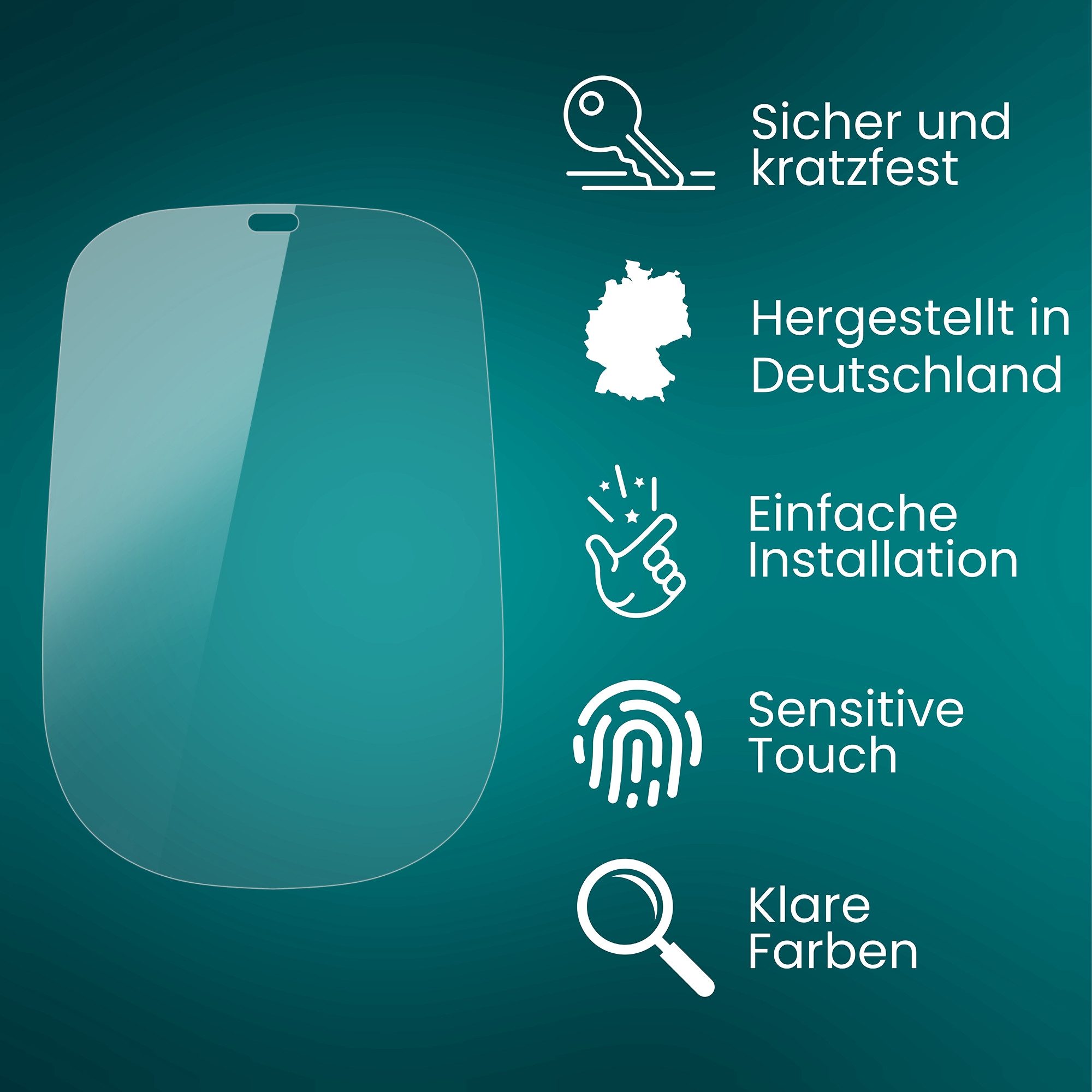 atFoliX Schutzfolie Displayschutzfolie für Nokia 3310 4G, (3 Folien), Ultraklar und flexibel