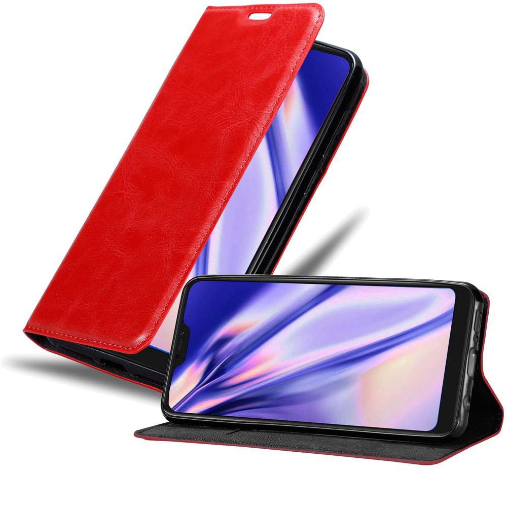 Cadorabo Handyhülle für Xiaomi Mi A2 LITE / RedMi 6 PRO Hülle Xiaomi Mi A2 LITE / RedMi 6 PRO, Hülle Schutzhülle mit Standfunktion, Magnetverschluss und Kartenfach