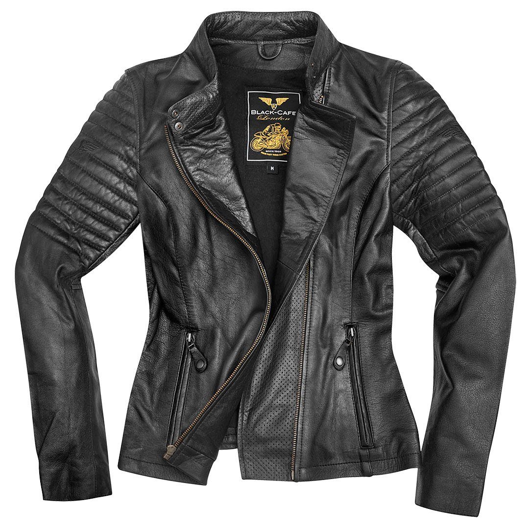 Lederjacke Black-Cafe London Motorradjacke Shona Damen Motorrad