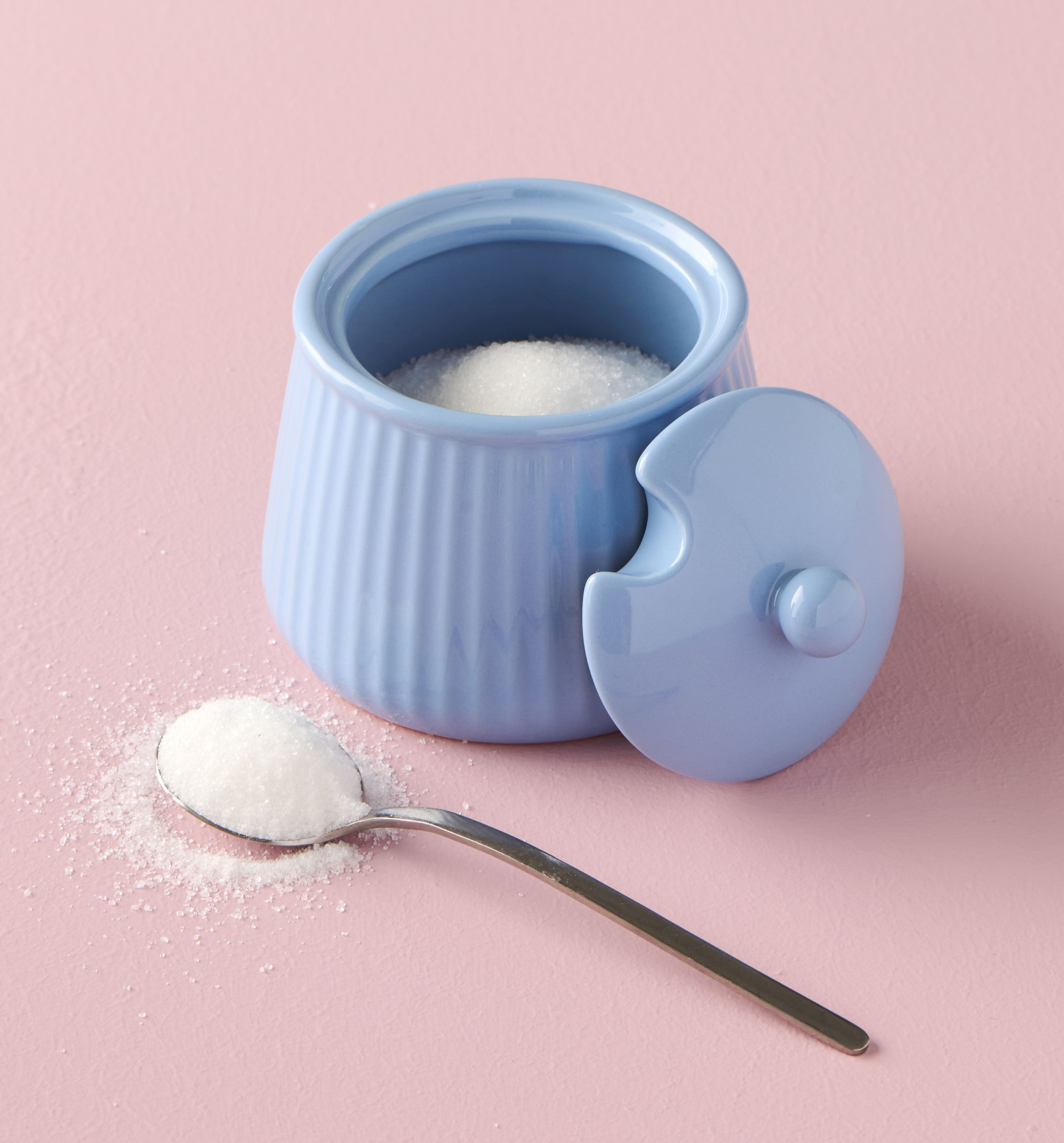 Ib Laursen Milch- und Zuckerset Ib Laursen - Zuckerdose Zuckerschale Mynte Rillen Keramik 2028 Farbe: