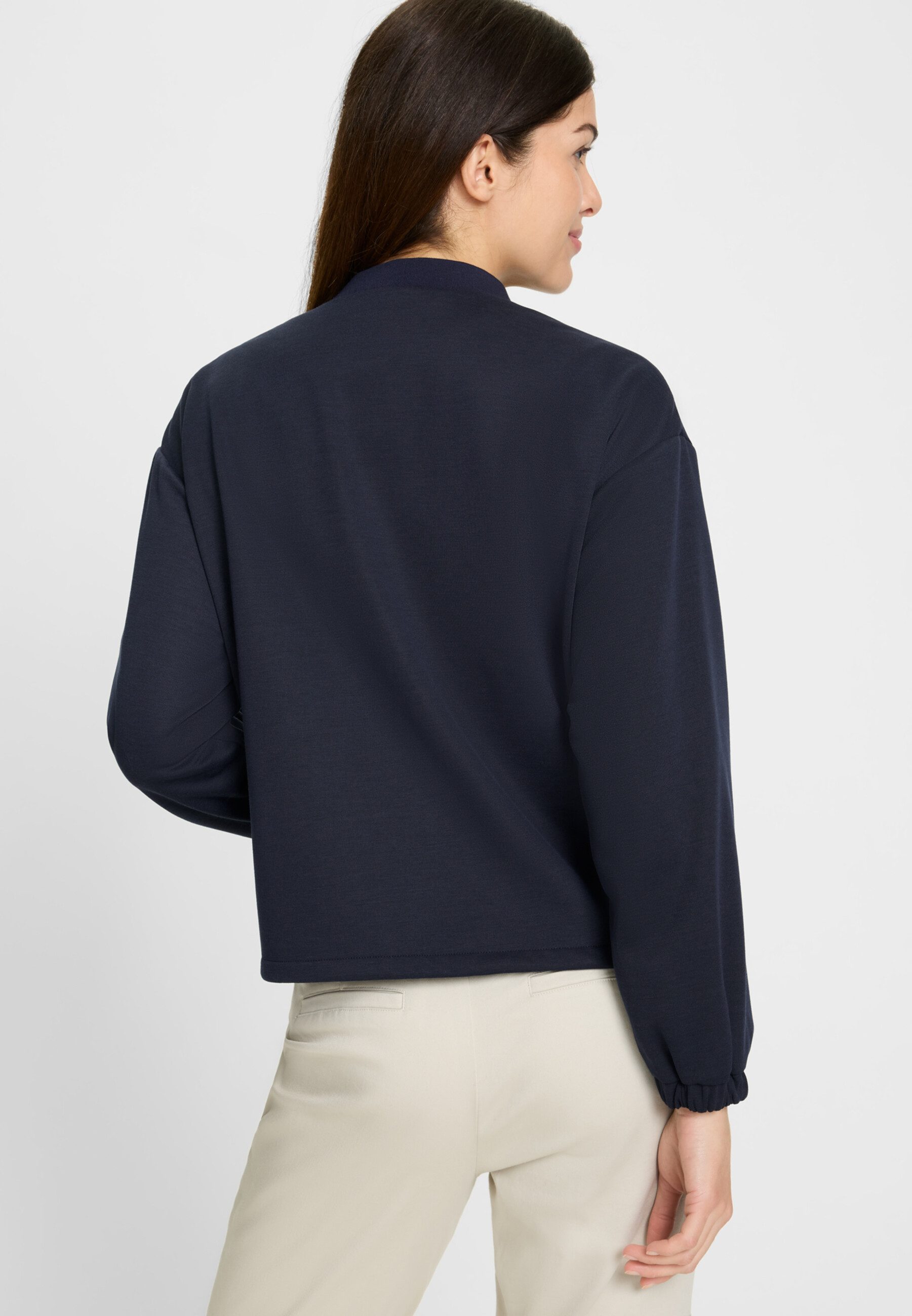 Olsen Kurzjacke mit verdeckter Knopfleiste