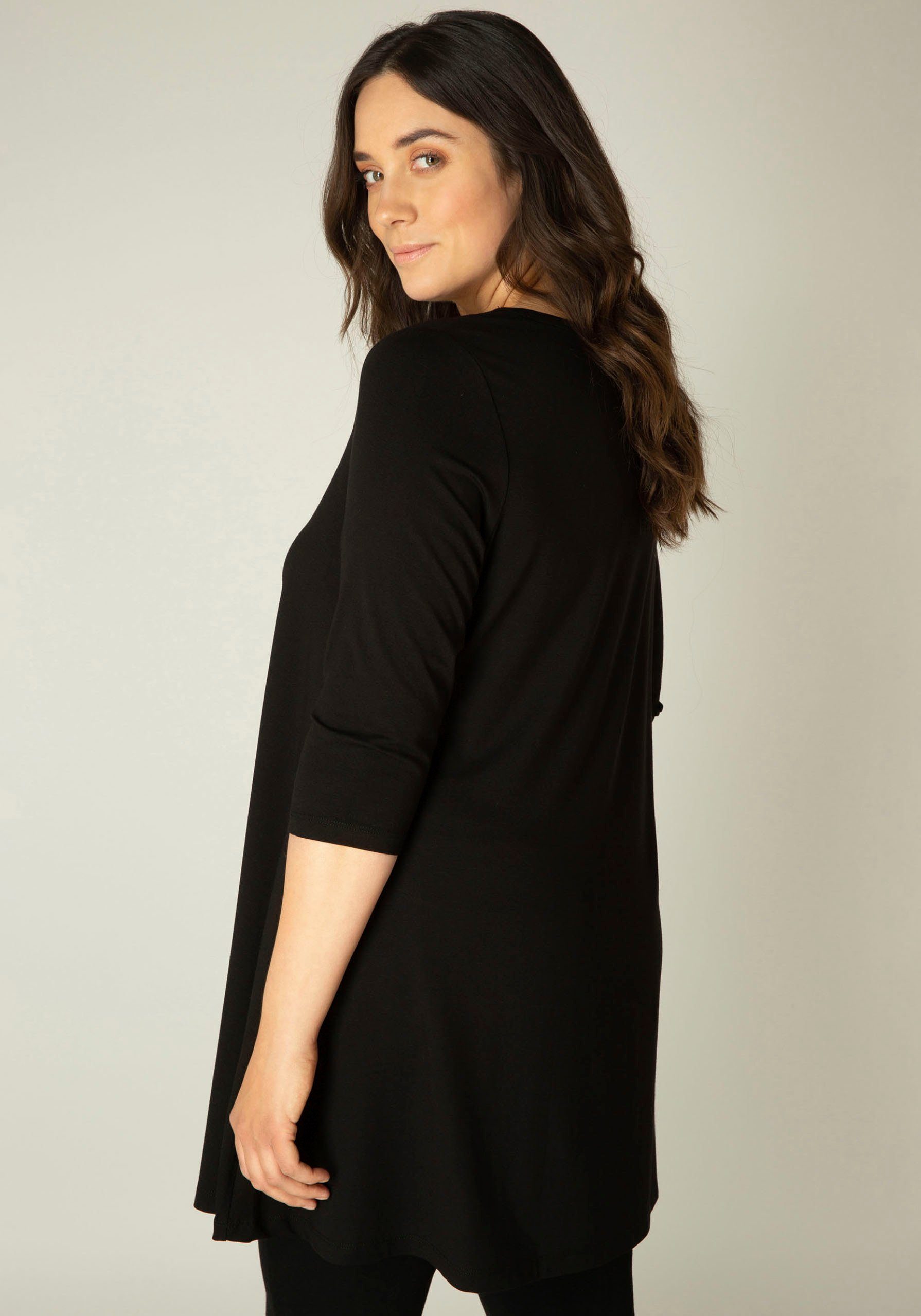 Base black Curvy Level Tunikashirt Aria