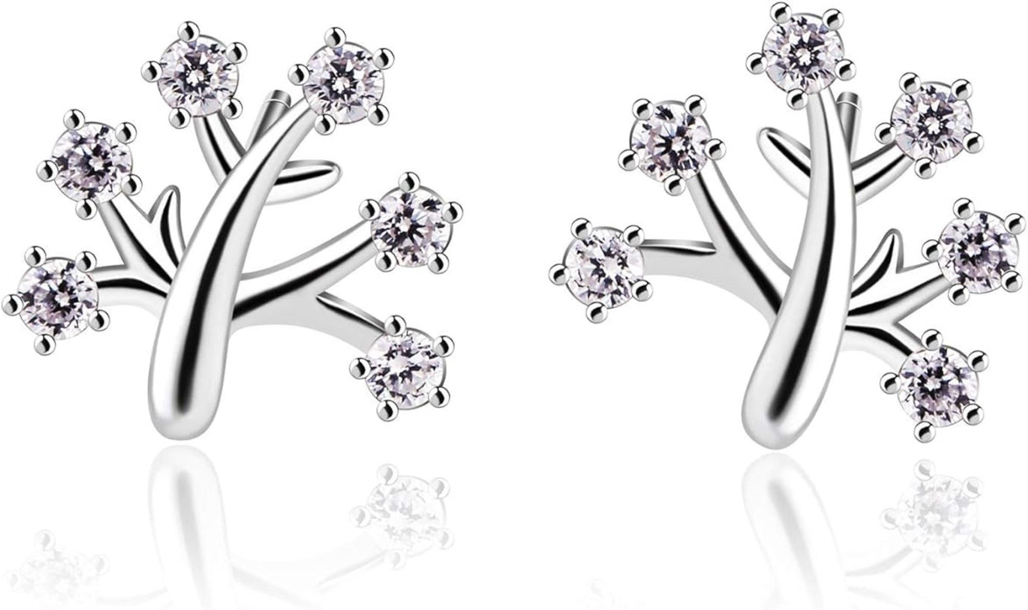 B. Catcher Ohrstecker-Set 925 Sterling Silber Ohrstecker "Lebensbaum" mit Z günstig online kaufen