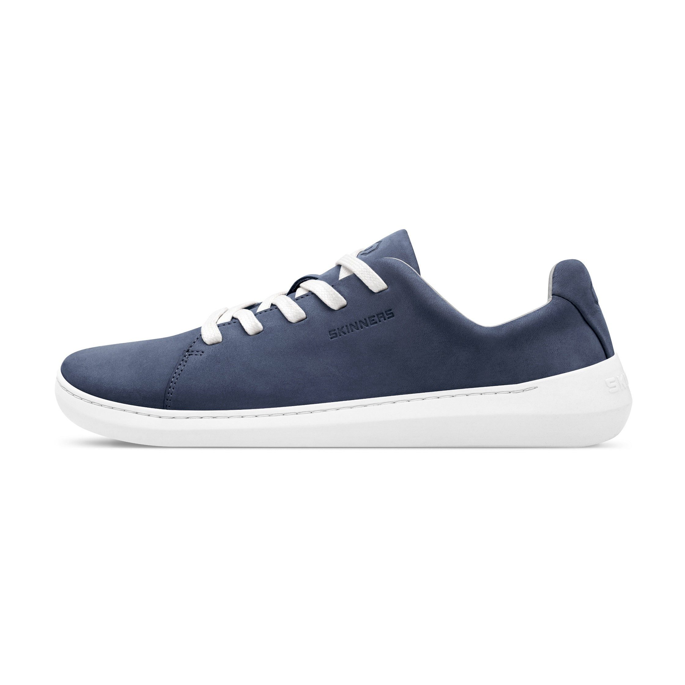 Skinners Walker (Premium-Leder, breite Zehenbox) navyblau/weiss Sneaker