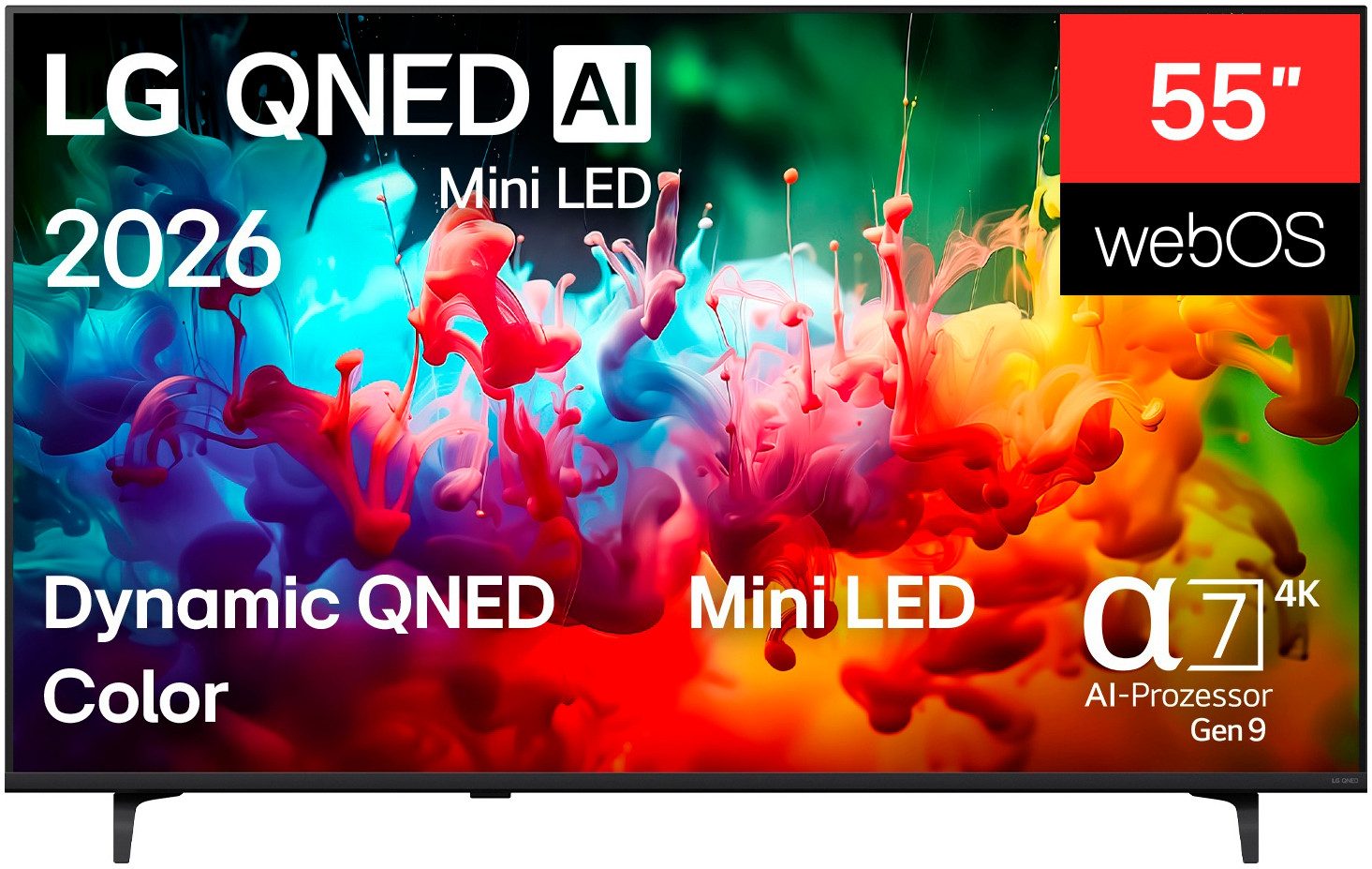 LG 55QNED71B6B QNED-Fernseher (139 cm/55 Zoll, 4K Ultra HD, Smart-TV)