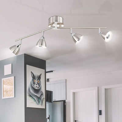 LED Design Wand Leuchte Wohn Zimmer Lampe schaltbar Chrom Spot beweglich WOFI 