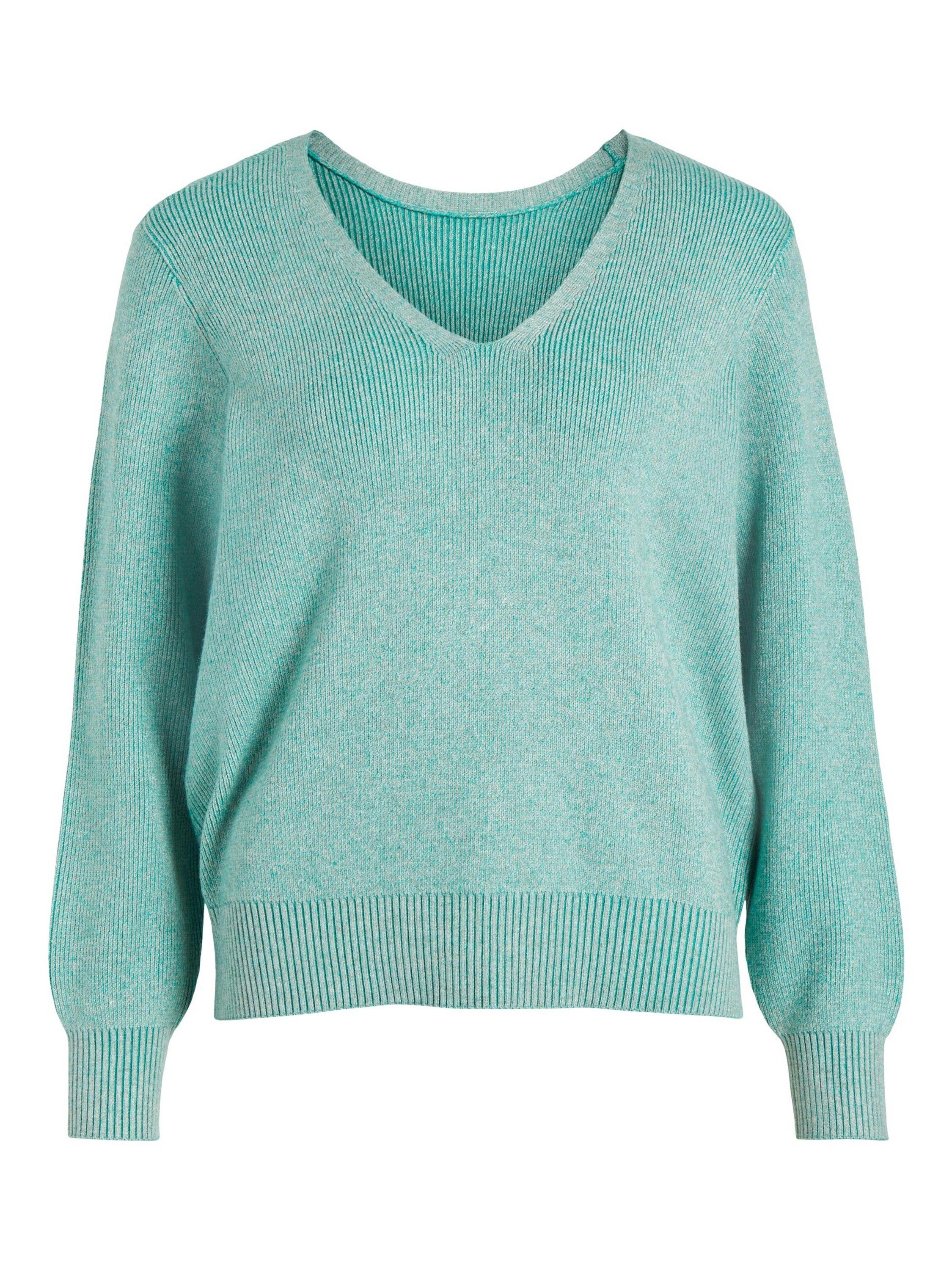 Vila Strickpullover IRIL (1-tlg) Plain/ohne Details