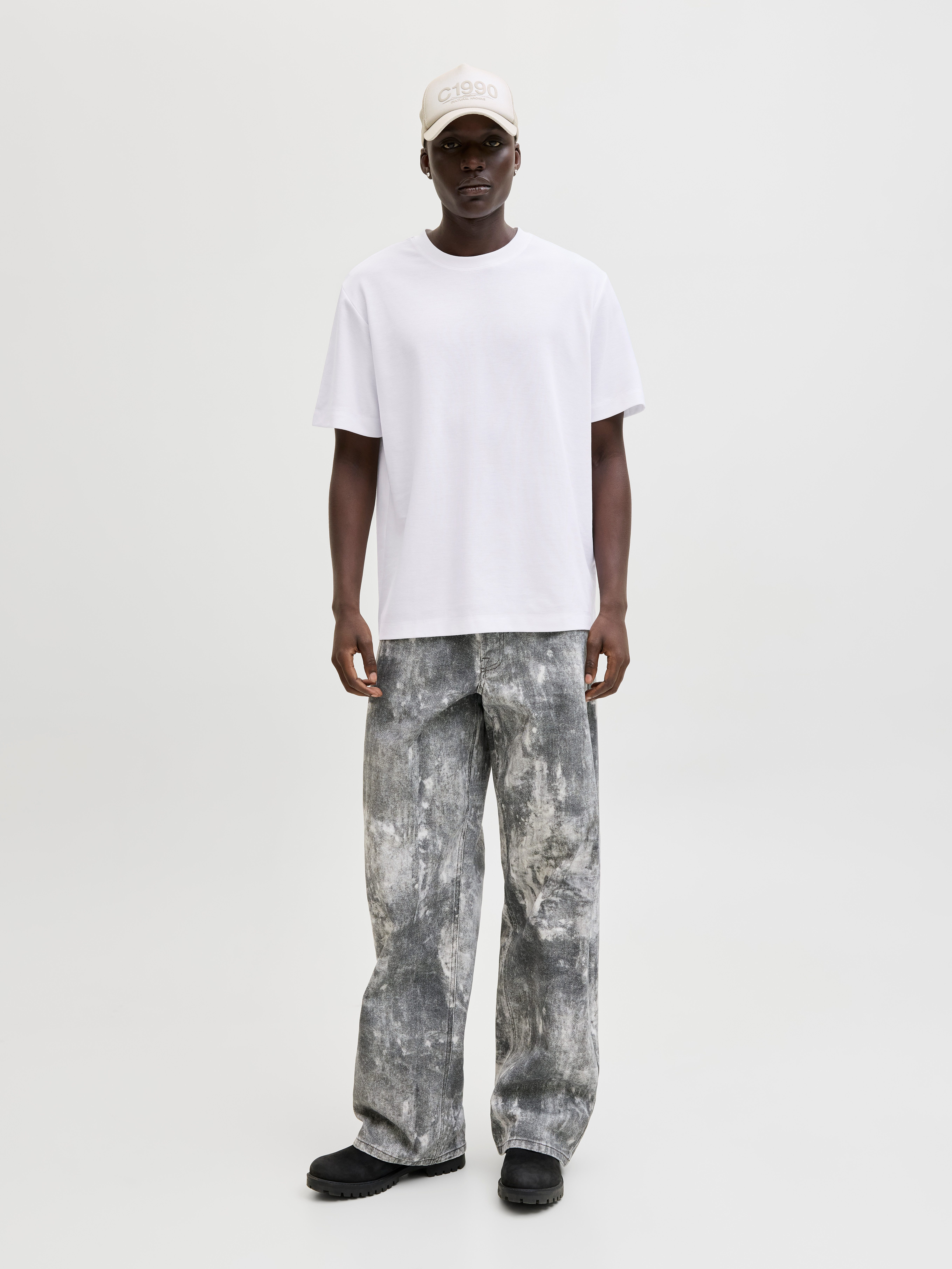 Jack & Jones T-Shirt JCOFUSION BADGE TEE SS CREW NECK – Bild 4 von 5