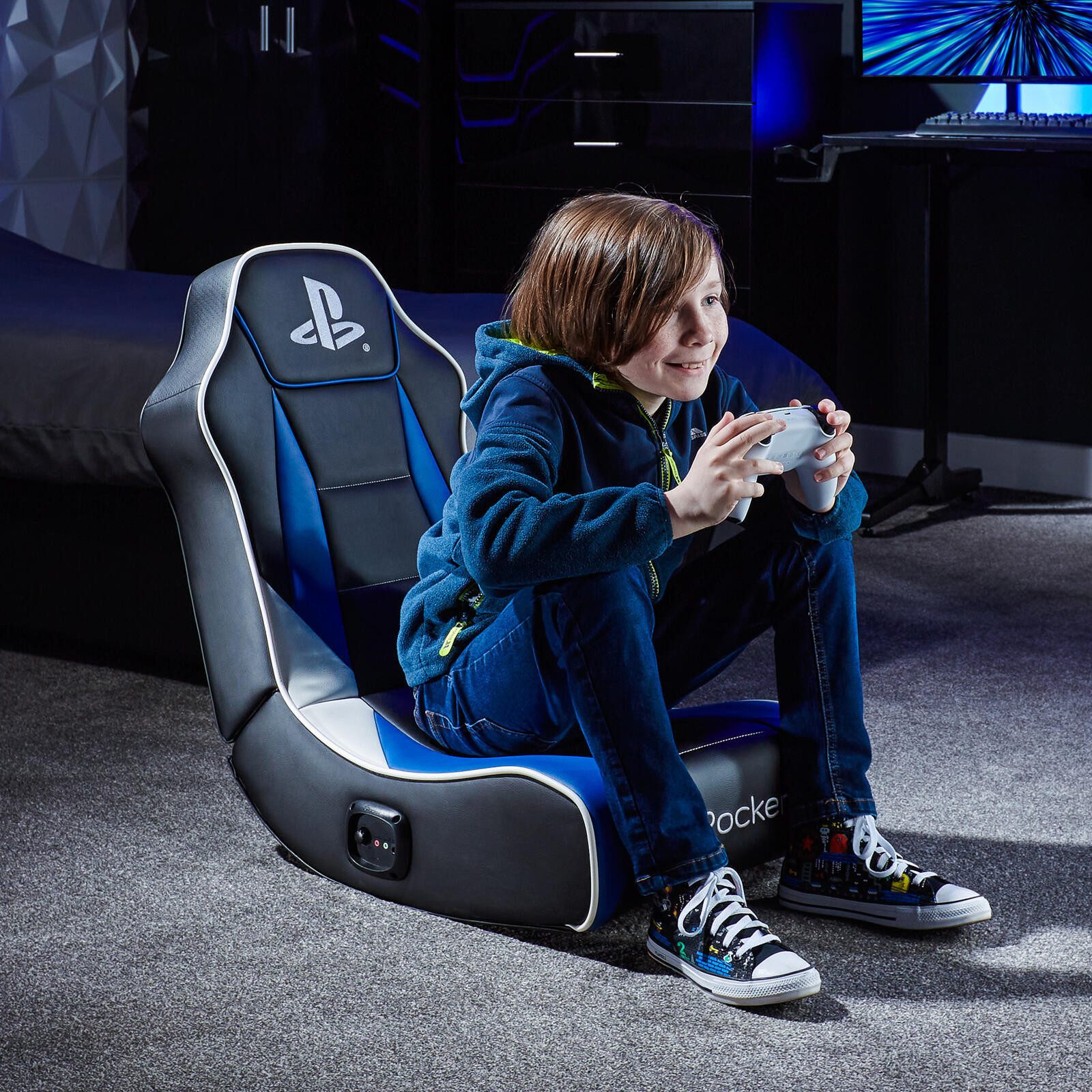 X Rocker Gaming-Stuhl Sony Playstation® Geist 2.0 Floor Rocker - schwarz